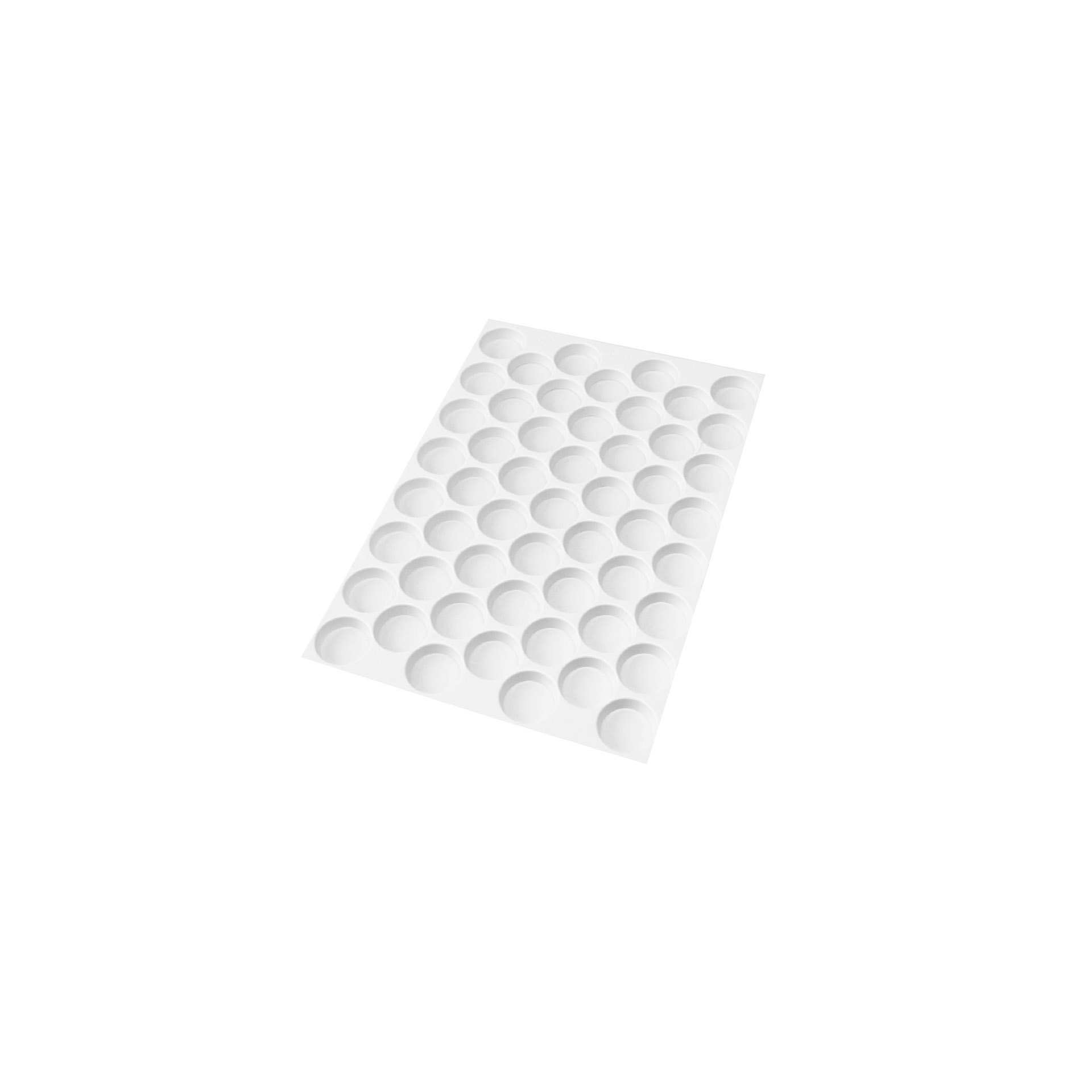 Ausstechmatte - glatt - rund - Abm. 57,5 x 39,0 x 1,8 cm - Polystyrol - 166003-C