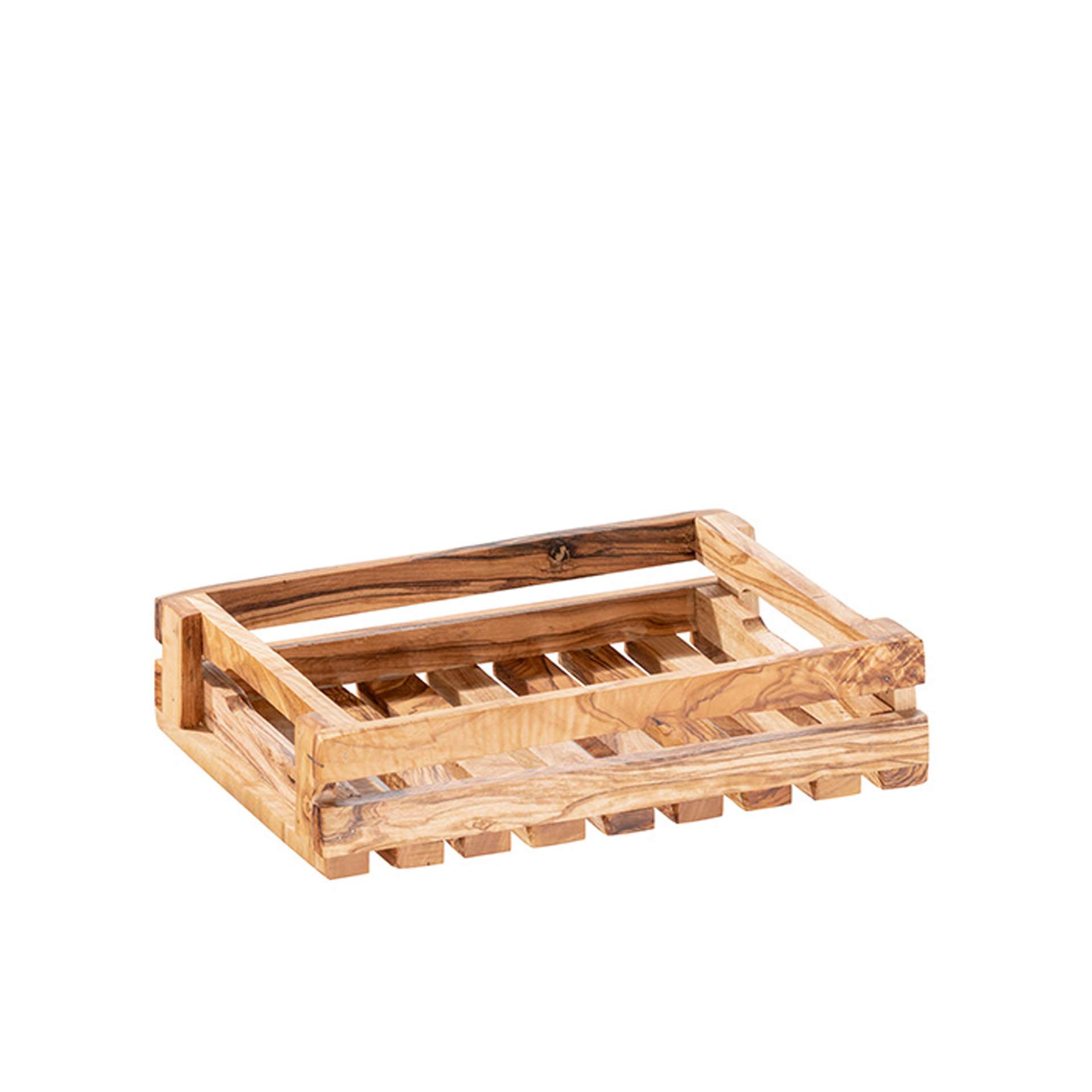 Table Caddy - Serie Olive - Abm. 25,0 x 18,0 x 6,0 cm - Olivenholz - 1017-B