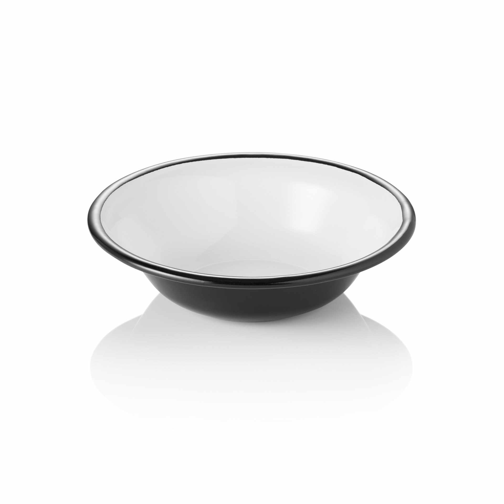 Schale - Serie Grace - Höhe 4,5 cm - Ø 16,5 cm - Inhalt 0,5 l - Emaille