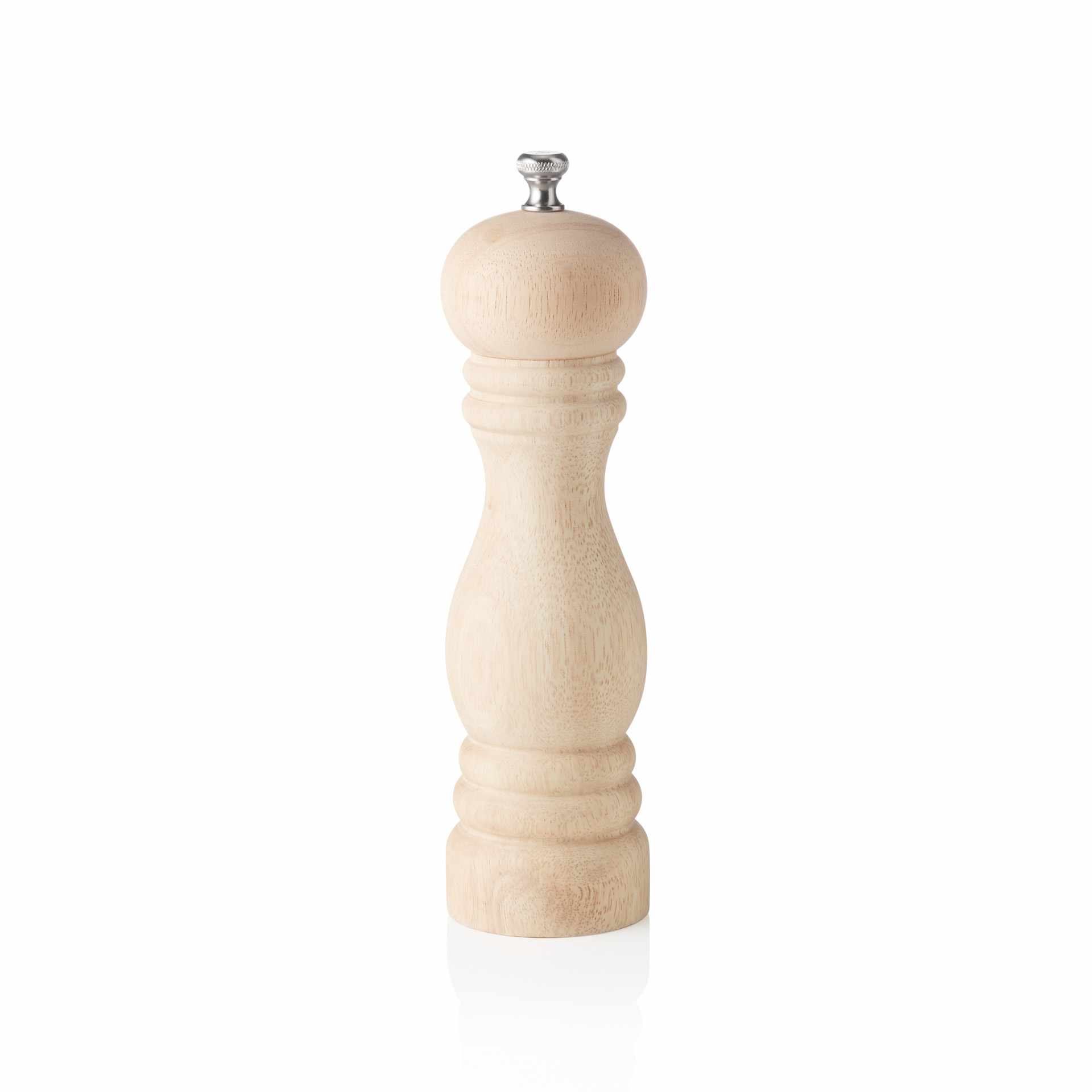 Salzmühle - mit Keramikmahlwerk - Serie Classic Mill - natur - Höhe 20,0 cm - Ø 6,0 cm - Holz / Keramik