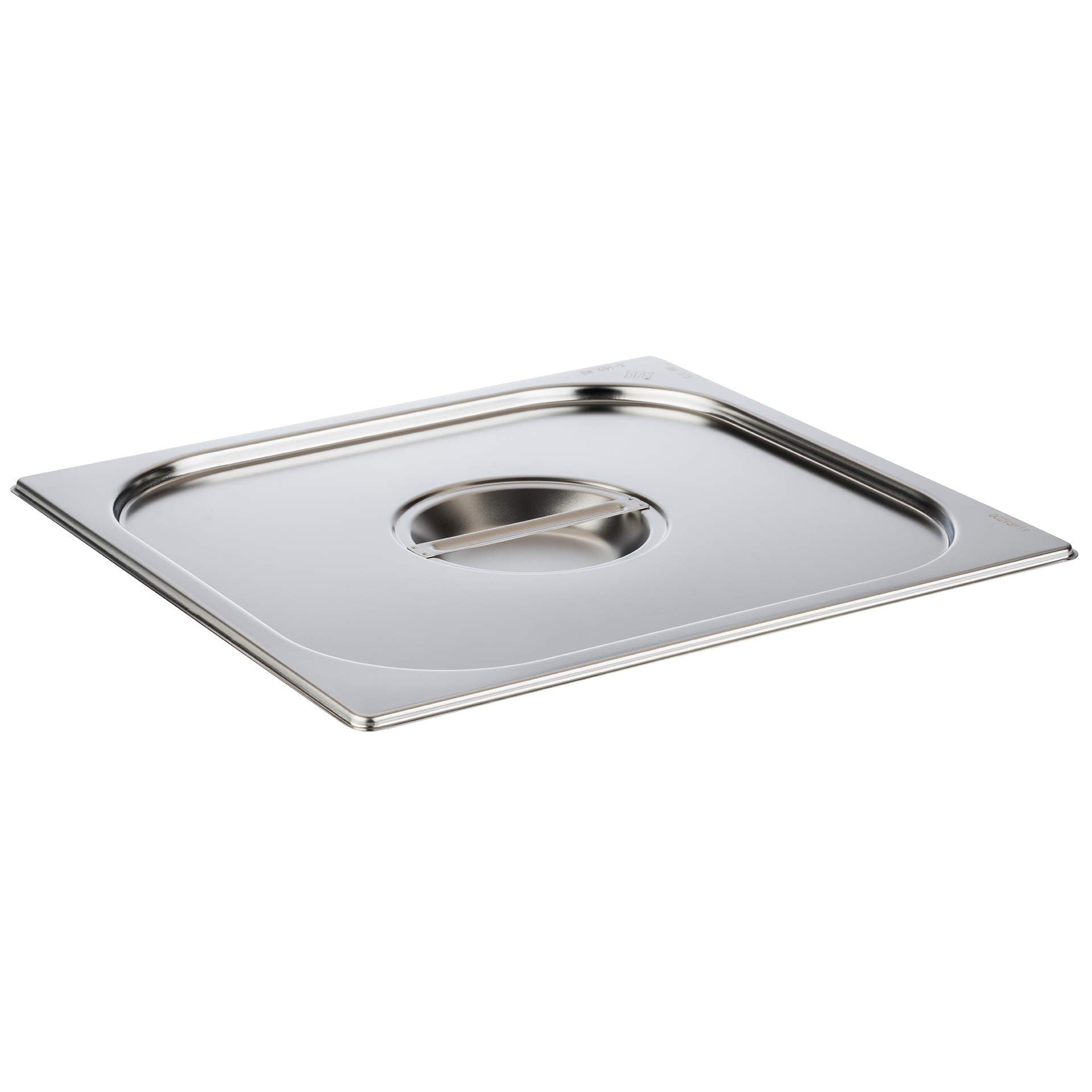 GN-Deckel - ohne Einschnitt - GN 2/3 (354 x 325 mm) - Edelstahl - 81795-B