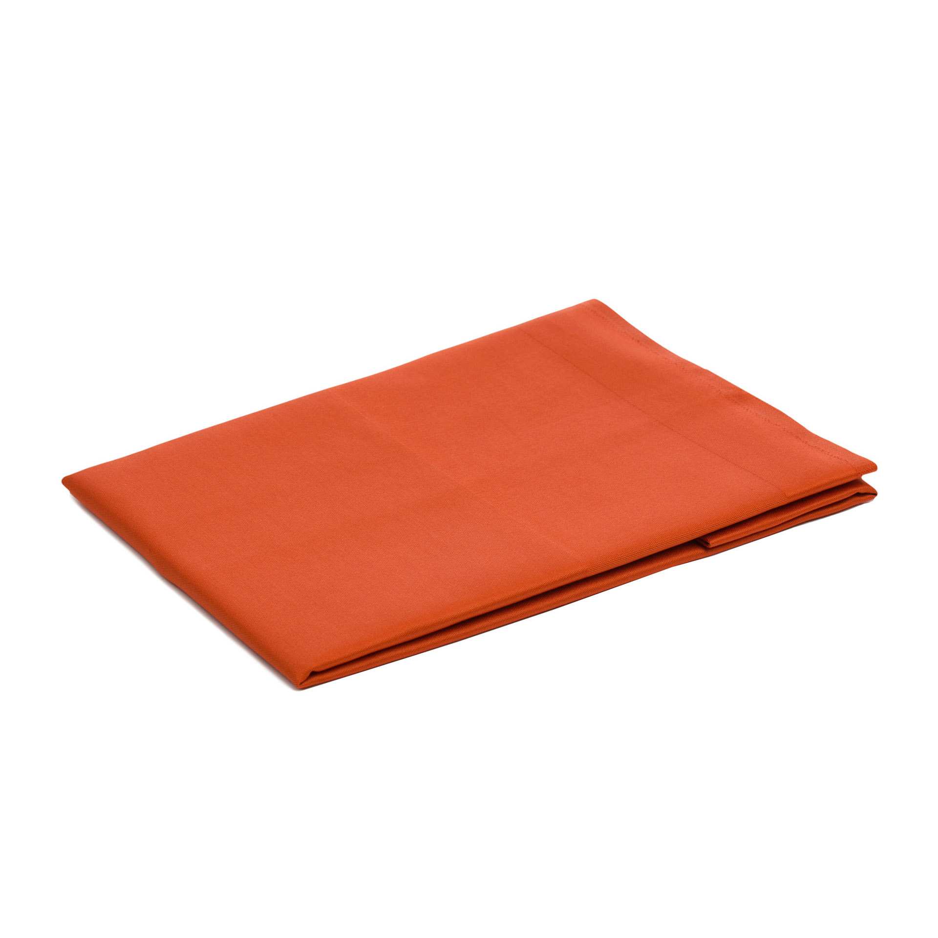 Tischdecke - Atlaskante - Serie TOCCATA - orange - Abm. 50 x 50 cm - Baumwolle - 3801-36-0505-D