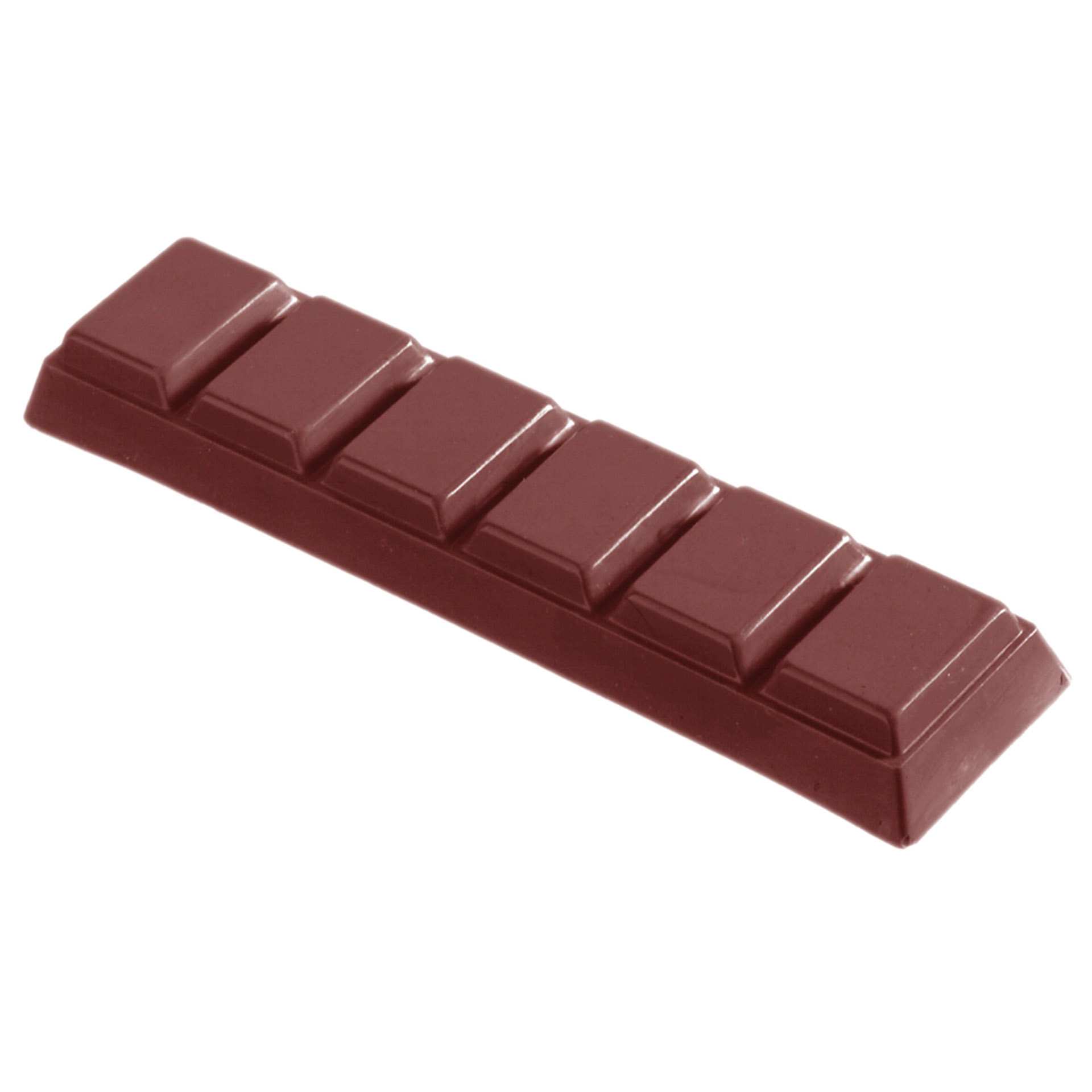 Schokoladen-Form - Riegel - Abm. 27,5 x 13,5 x 2,4 cm - Polycarbonat - 421132-C