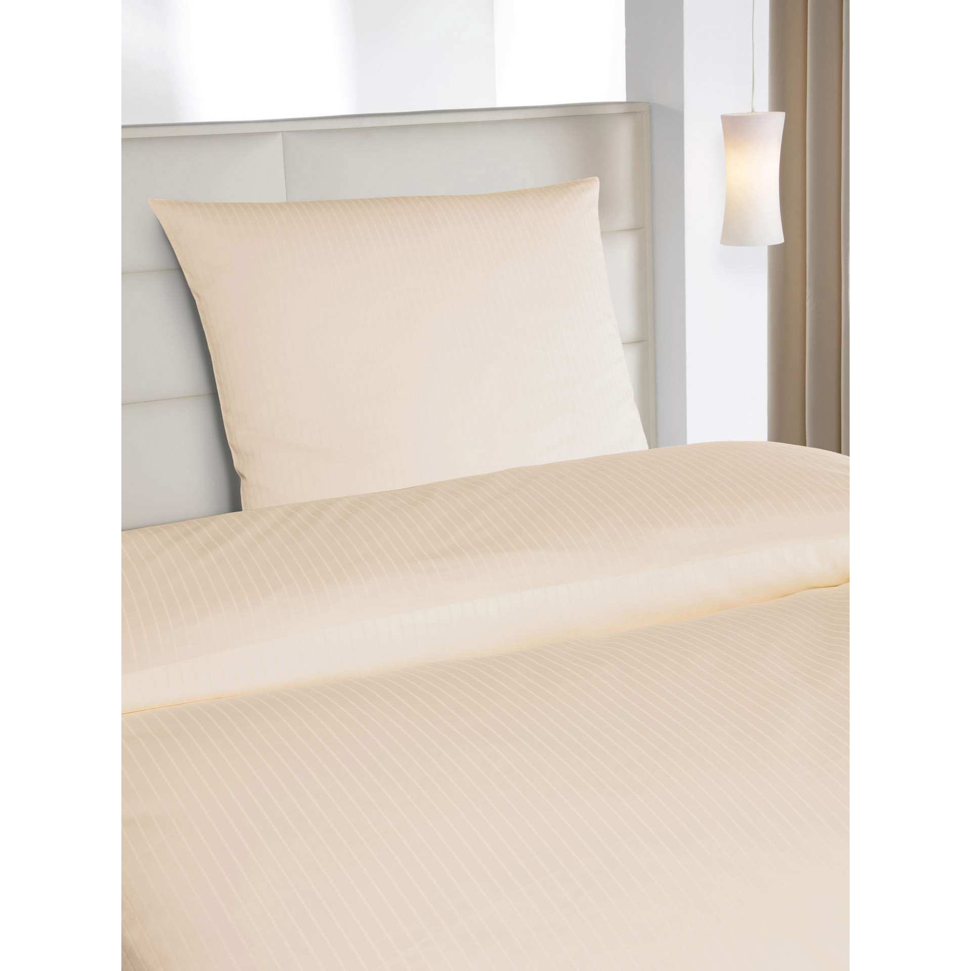Bettwäsche / Decke - Serie VERA - sekt - Abm. 135 x 200 cm - Baumwolle / Polyester - 5212-10-1320-D