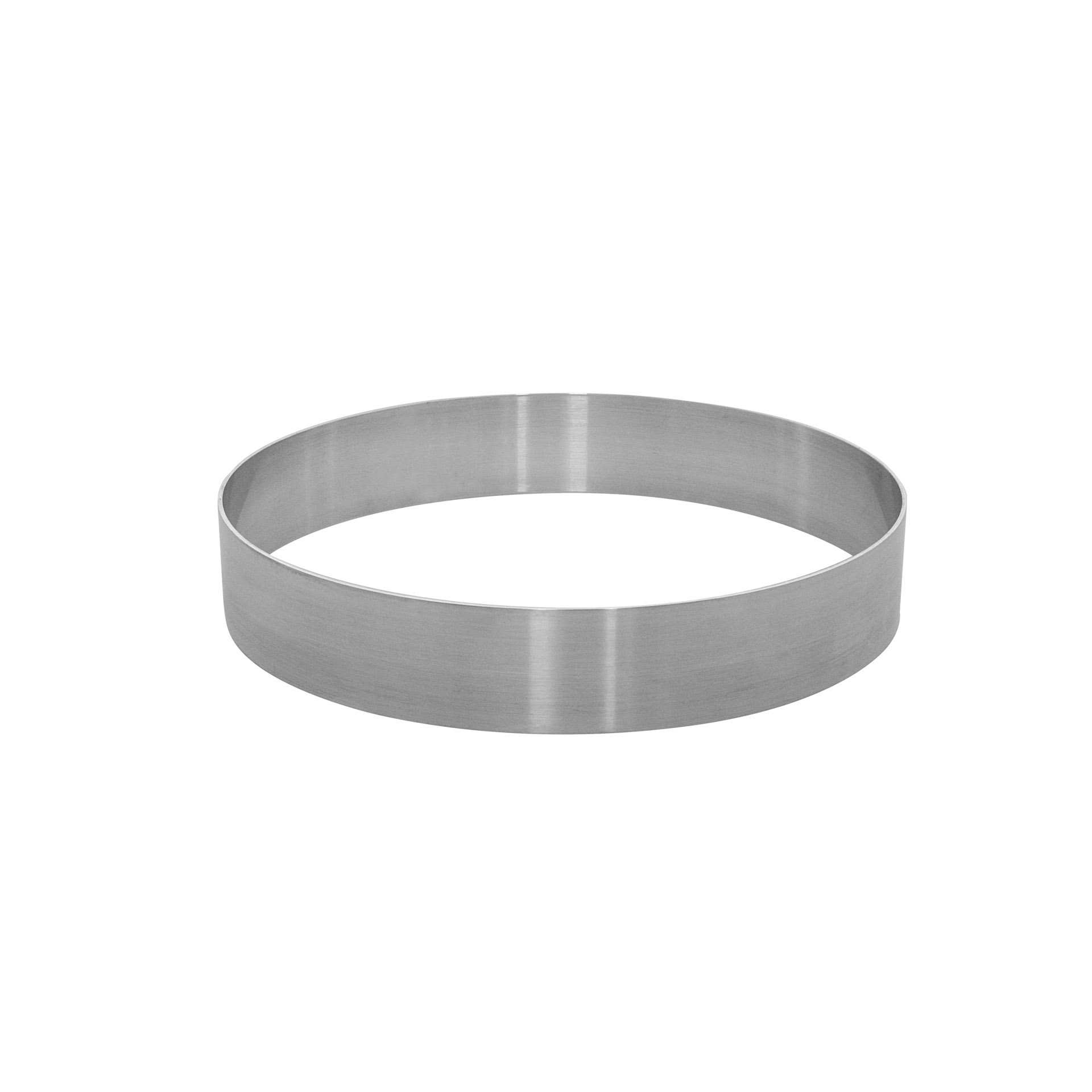 Tortenring - Abm. 26,0 x 26,0 x 4,5 cm - Edelstahl - 163260-C