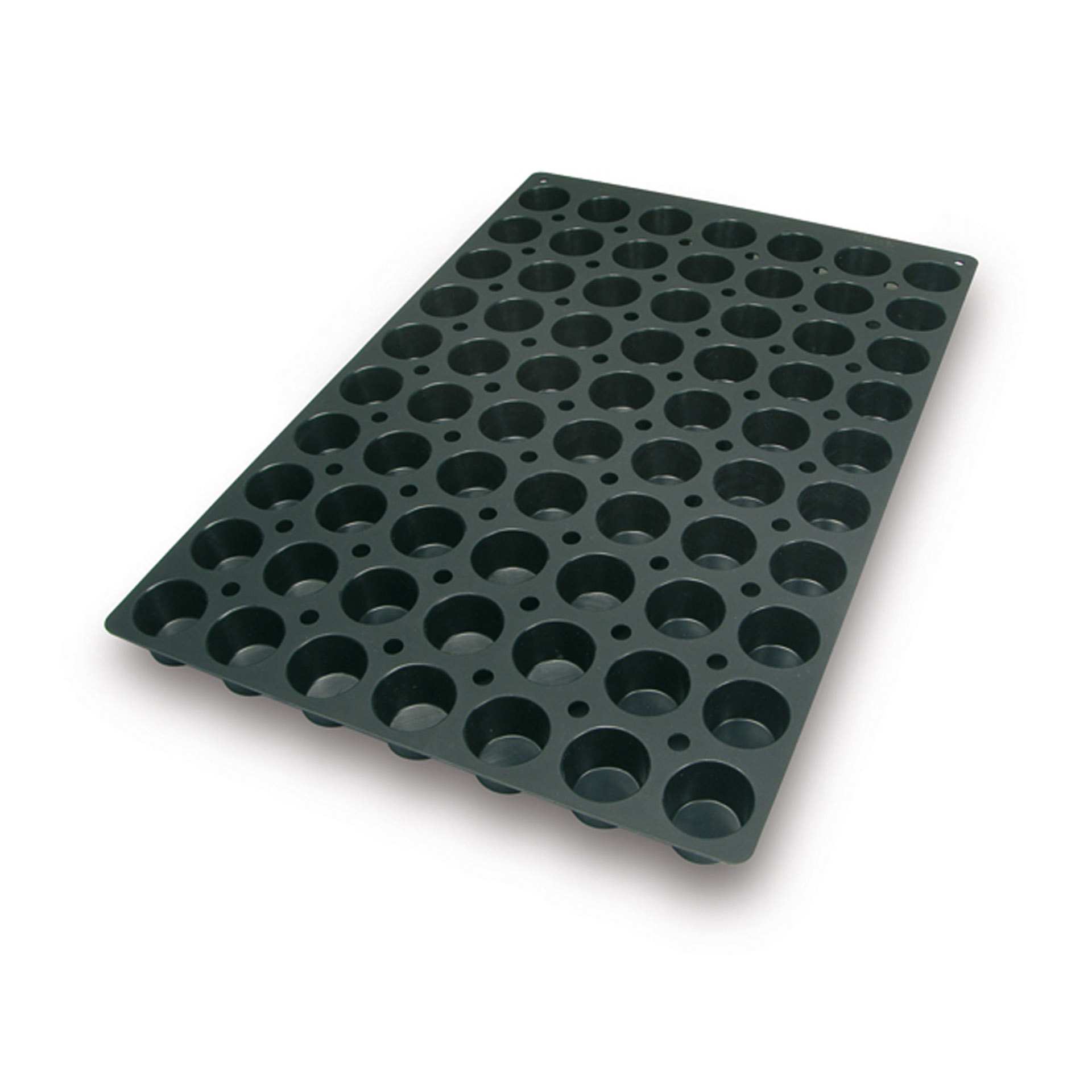 Backform - Muffin Mini - Abm. 59,0 x 39,0 x 3,2 cm - Inhalt 70 x 0,04 l - Silikon - 115309-C