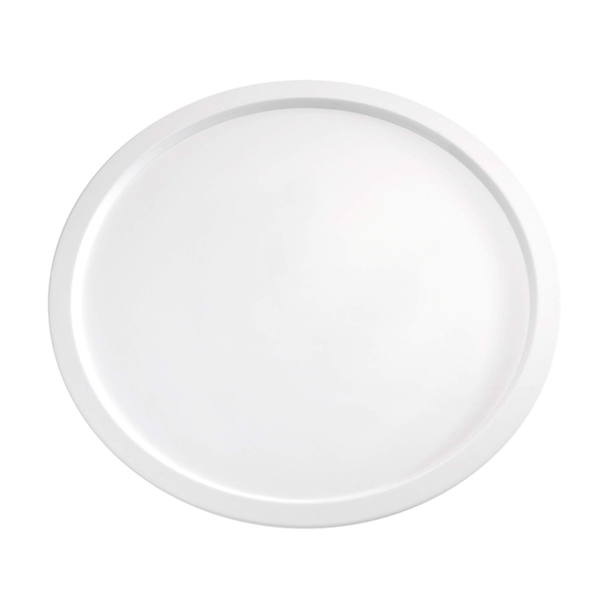 Tablett / Teller - Serie Pure - weiß - rund - Abm. 2,5 cm - Ø 38,0 cm - Melamin - 83869-B