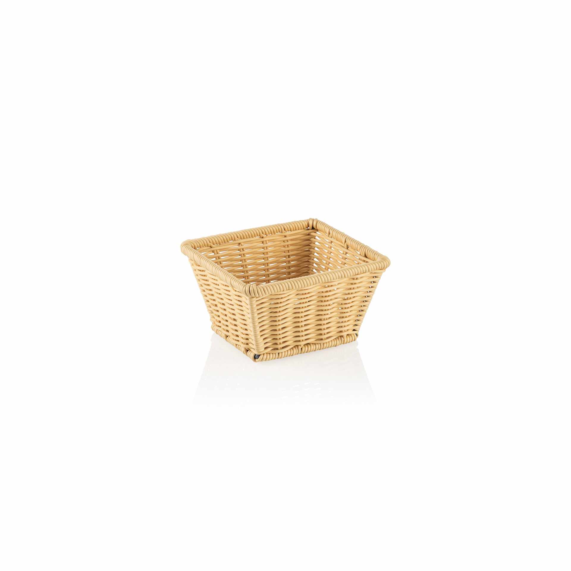 GN-Korb - hellbeige - Abm. 17,5 x 16 x 10 cm - GN 1/6 (176 x 162 mm) - 10 mm - Polypropylen - 5091316-A
