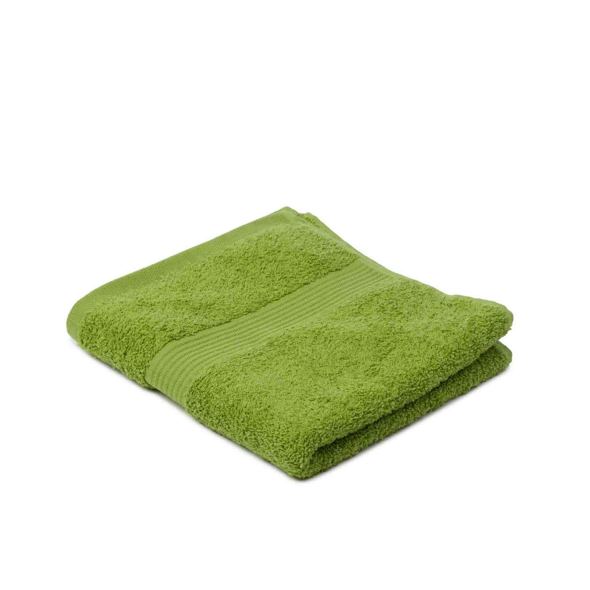 Handtuch - Uni - Serie NEW YORK - apfelgrün - Abm. 50 x 100 cm - Baumwolle - 550-85-4-D