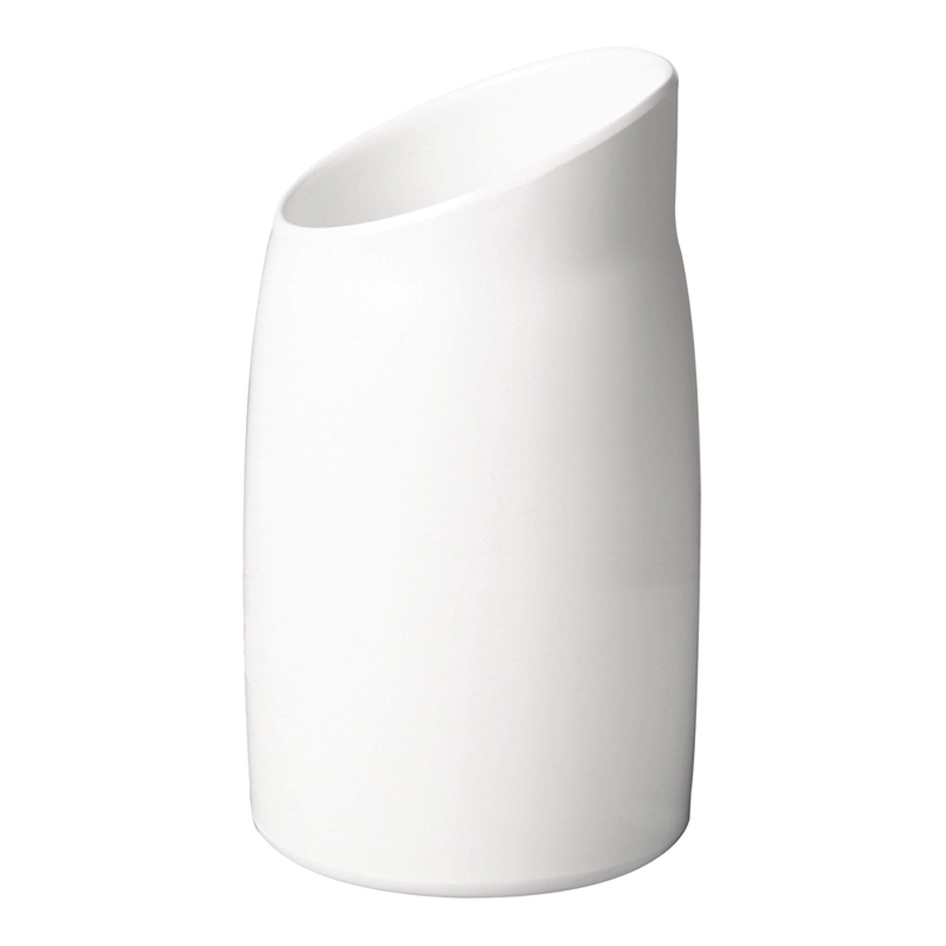 Dressingtopf - elegante Form - Serie Casual - weiß - Abm. 21,5 cm - Ø 12,0 cm - Inhalt 1,0 l - Melamin - 83867-B
