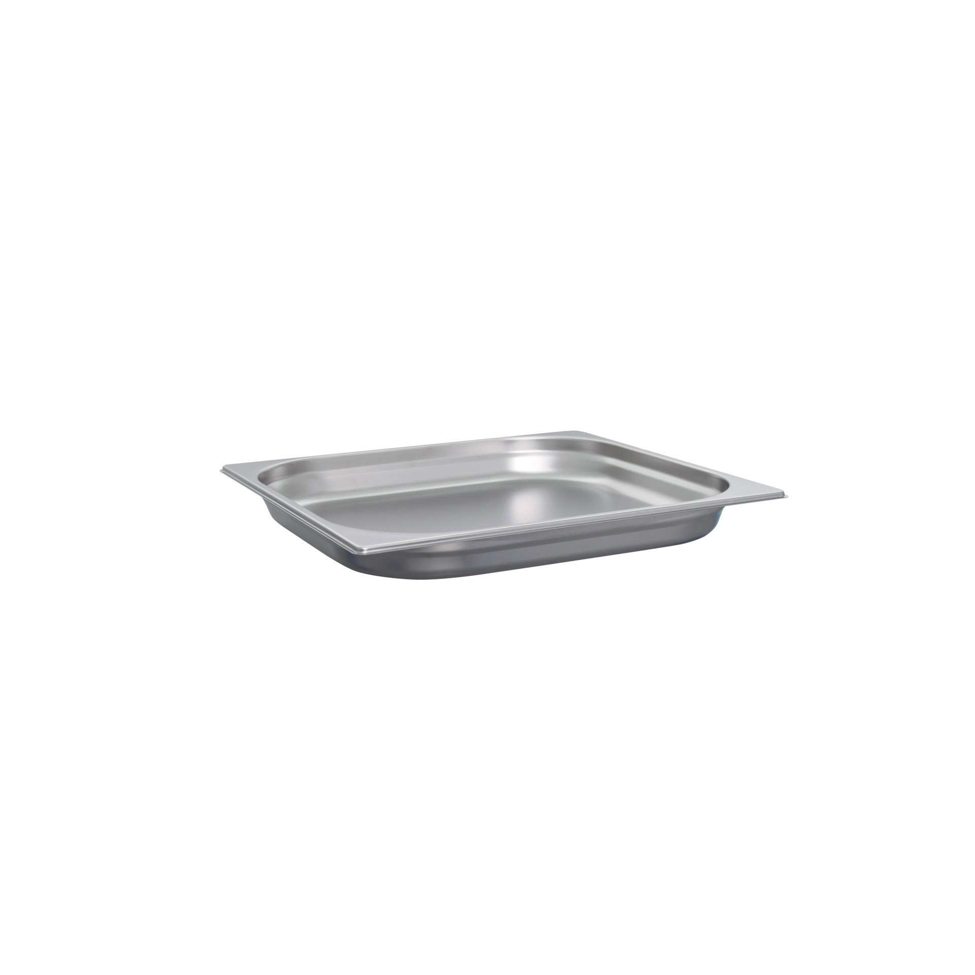 GN-Behälter - Abm. 35,4 x 32,5 x 4,0 cm - Inhalt 3,4 l - GN 2/3 (354 x 325 mm) - 40 mm - Edelstahl - 530211-C