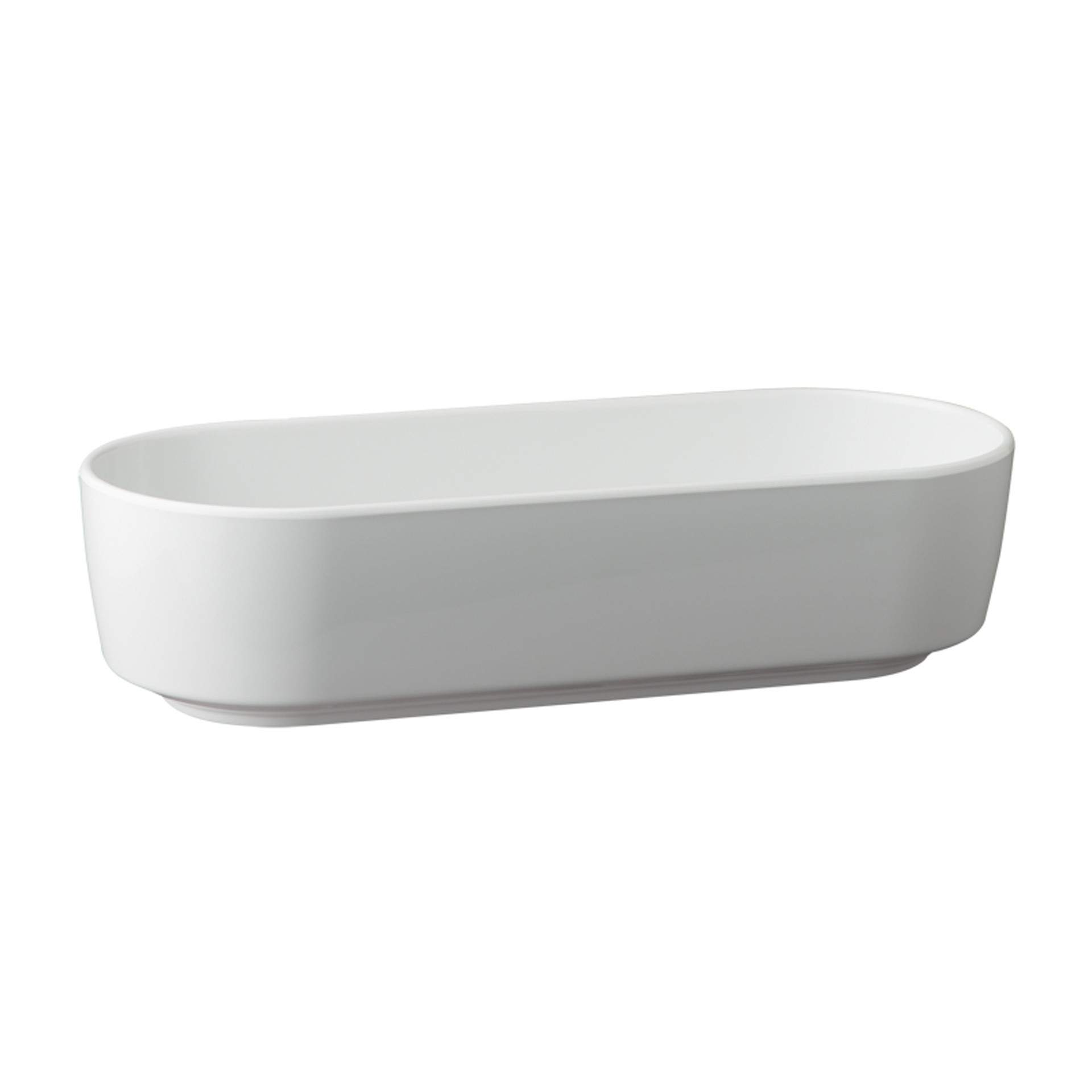 Schale - Serie Scantic - weiß - längs - Abm. 26,5 x 10,5 x 6,5 cm - Inhalt 1,0 l - Melamin - 84221-B