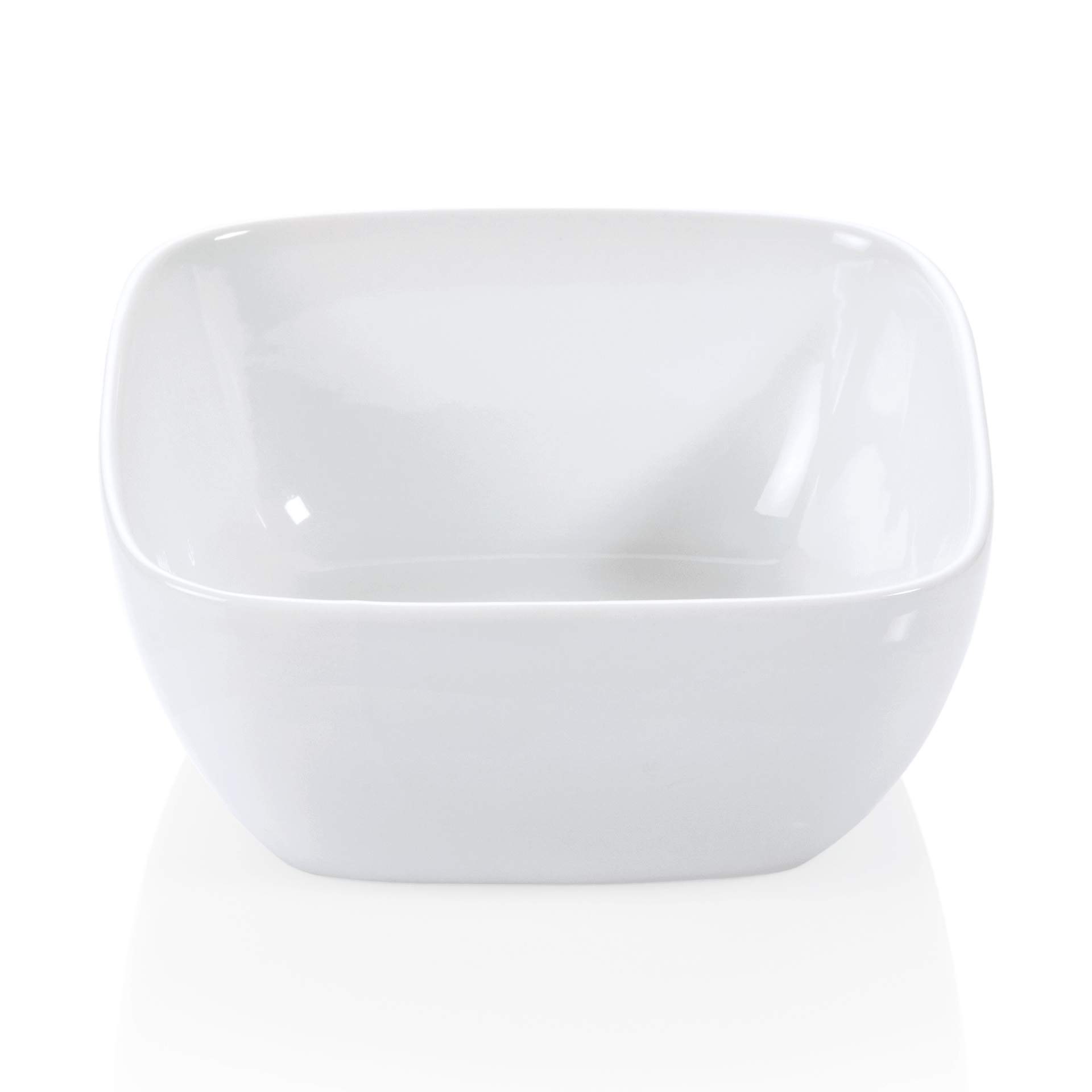 Servierschale - eckig - Abm. 23 x 23 x 10 cm - Inhalt 2,80 l - Porzellan - 4995230-A