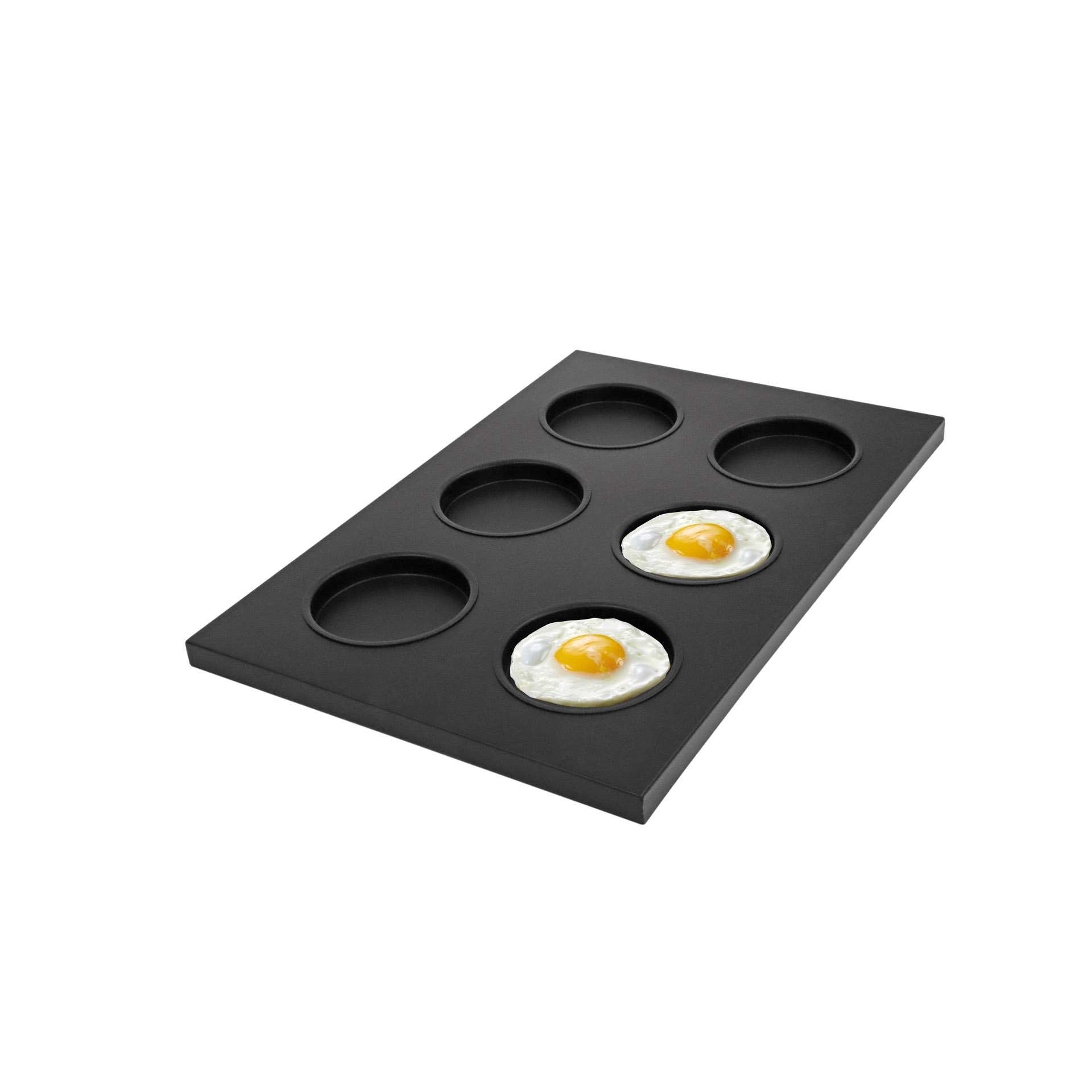 Gastro-Blech - für Spiegeleier, Omeletts, Tortillas, Hamburger - Abm. 53,0 x 32,5 x 2,5 cm - Aluminium - 382325-C
