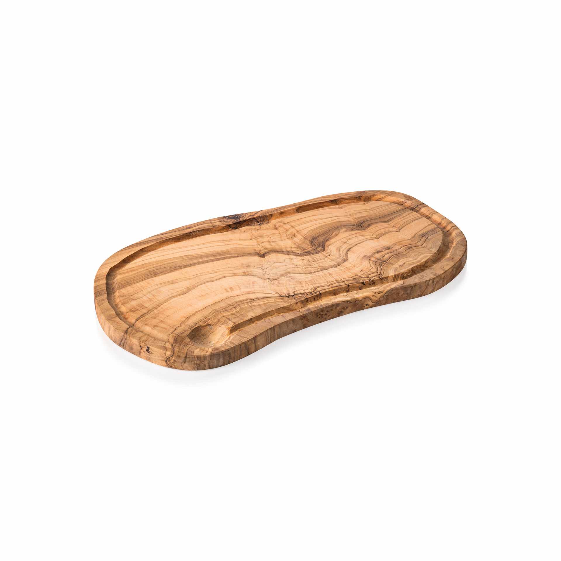 Servierbrett - Serie Olive - Abm. 40 x 20 x 2 cm - Olivenholz