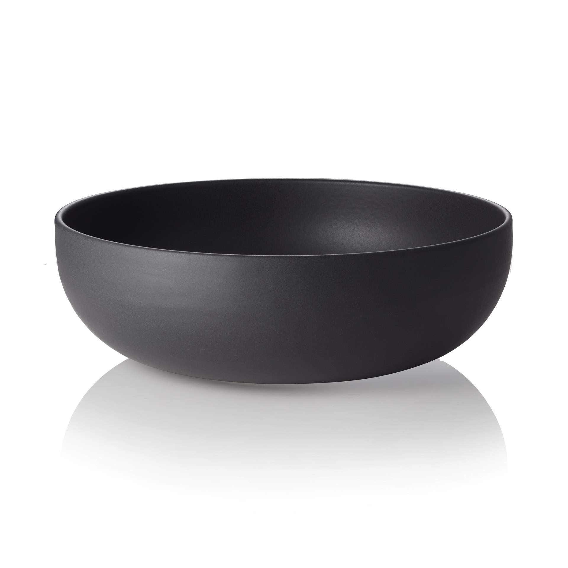 Schale - Serie One - midnight - rund - Abm. 8,5 cm - Ø 26 cm - Steinzeug - 452503026-A
