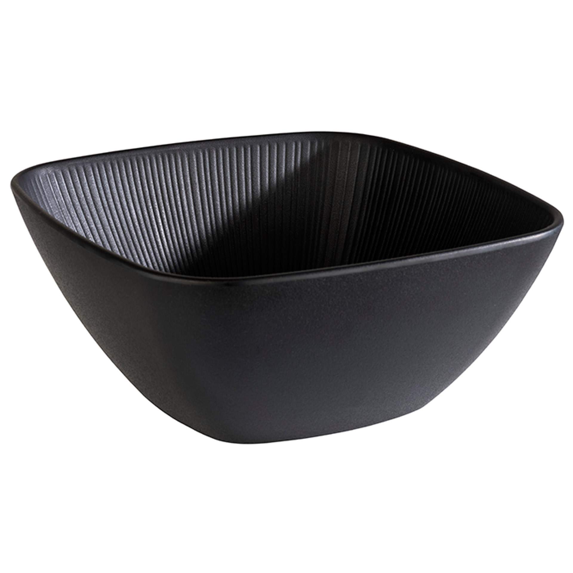 Schale - Serie Nero - schwarz - Höhe 11,0 cm - Ø 25 cm - Inhalt 3,5 l - Melamin - 85072-B