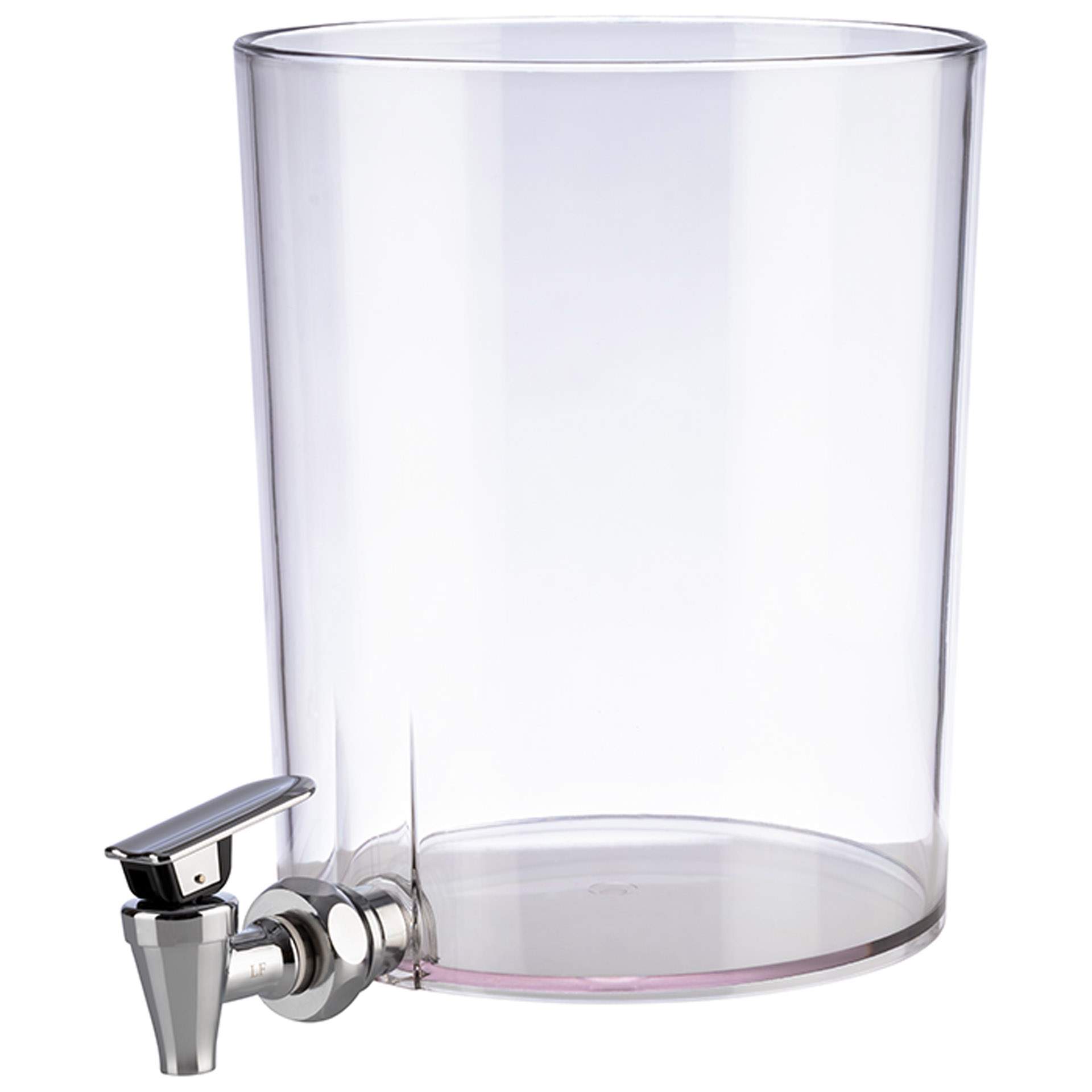 Behälter - mit Zapfhahn - Abm. 21,0 cm - Ø 17,5 cm - Inhalt 4,0 l - SAN - 10803-B
