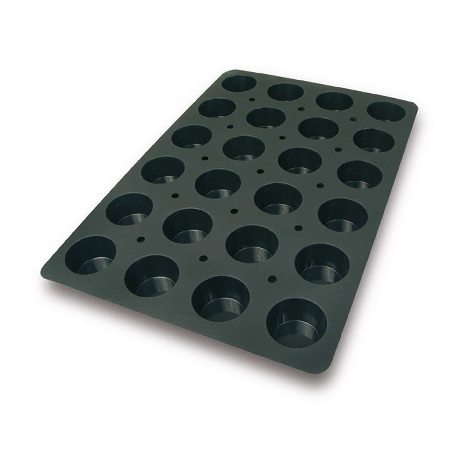 Backform - Muffin - Abm. 58,0 x 39,0 x 4,0 cm - Inhalt 24 x 0,122 l - Silikon - 115308-C