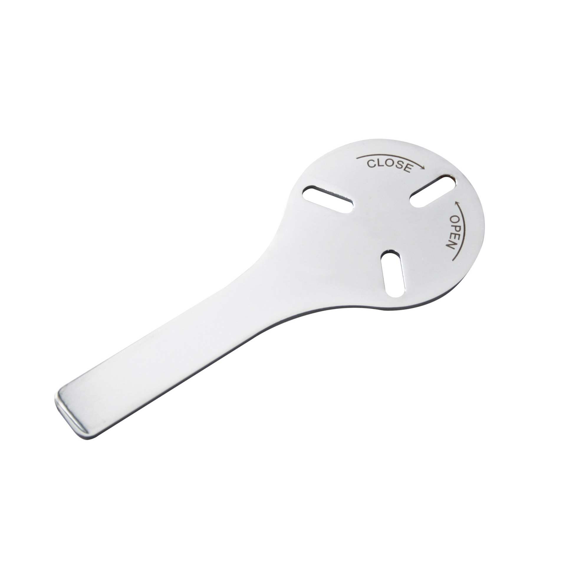 Hilfswerkzeug - für Hebel Dosierspender - Abm. 15,3 x 6,5 x 0,0 cm - verchromtes Metall - 152305-C