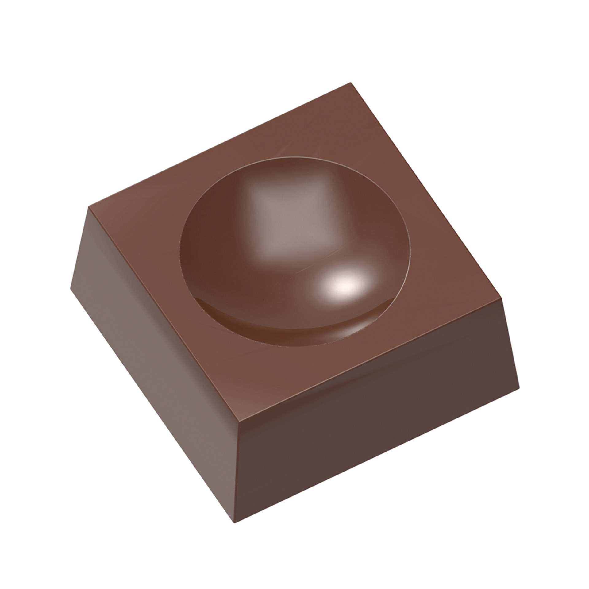 Schokoladen-Form - Fuß für Globus - Abm. 27,5 x 13,5 x 2,4 cm - Polycarbonat - 421647-C