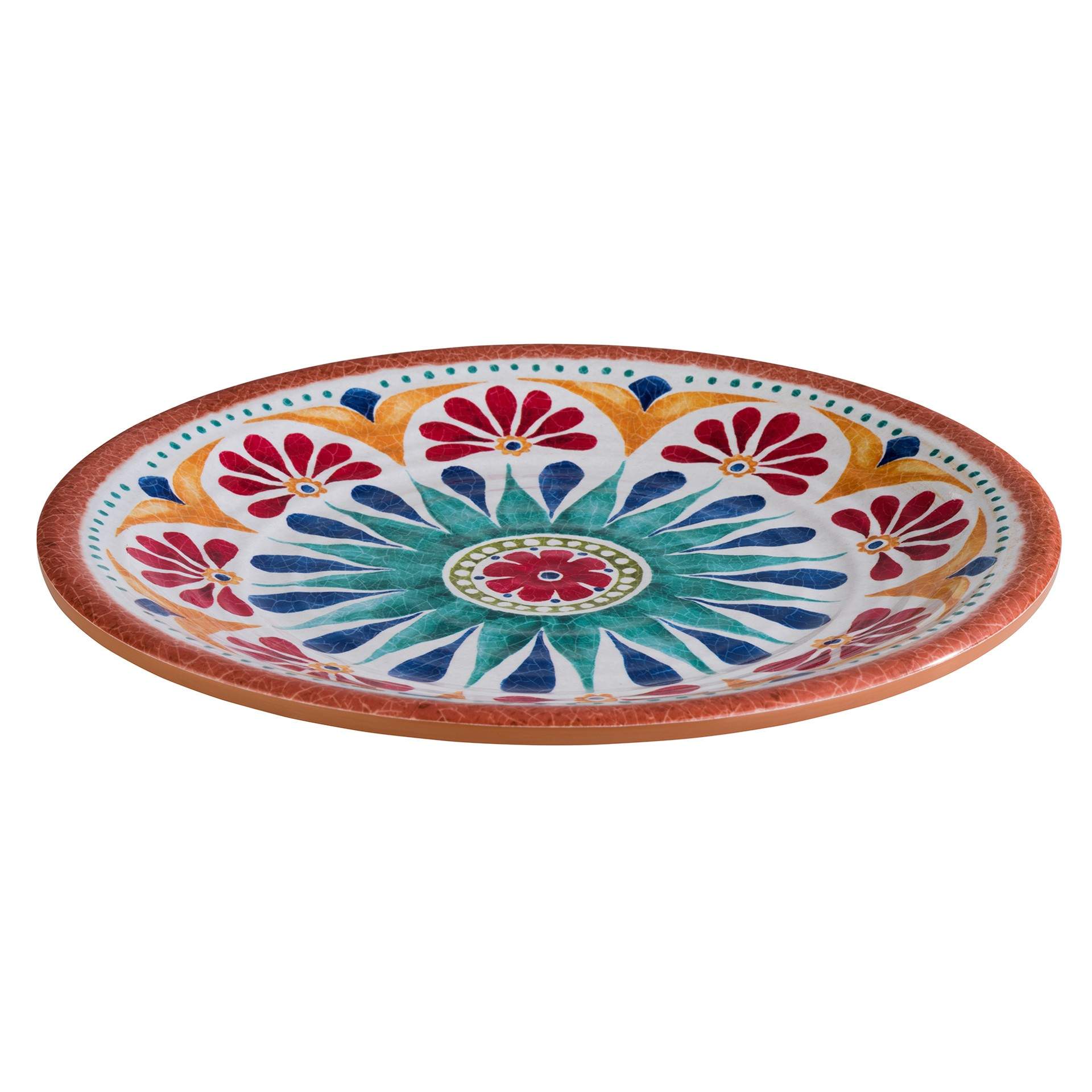 Teller (flach) - Serie Arabesque - rund - Abm. 2,0 cm - Ø 21,5 cm - Melamin - 84684-B