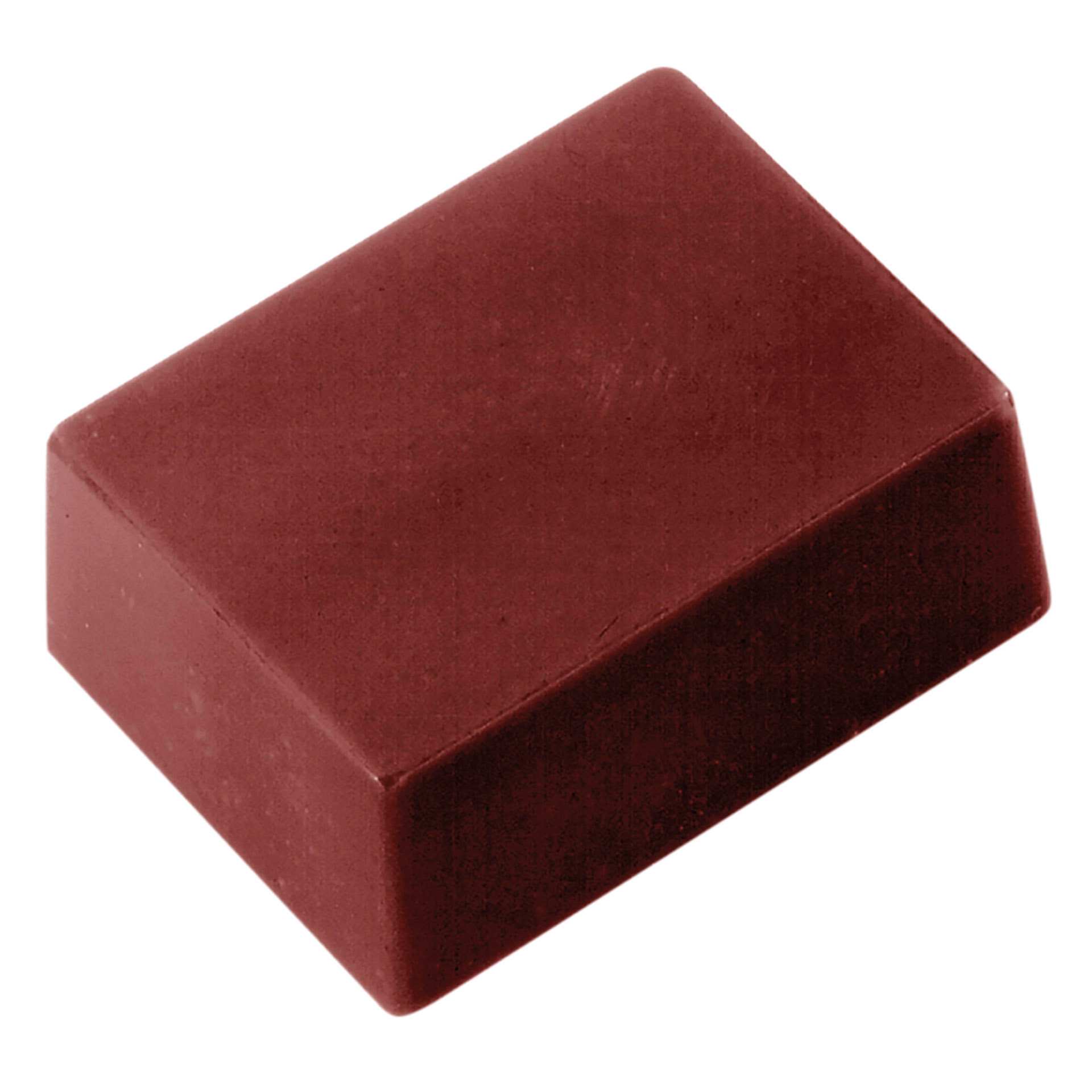 Schokoladen-Form - kleiner Block - Abm. 27,5 x 13,5 x 2,4 cm - Polycarbonat - 421419-C