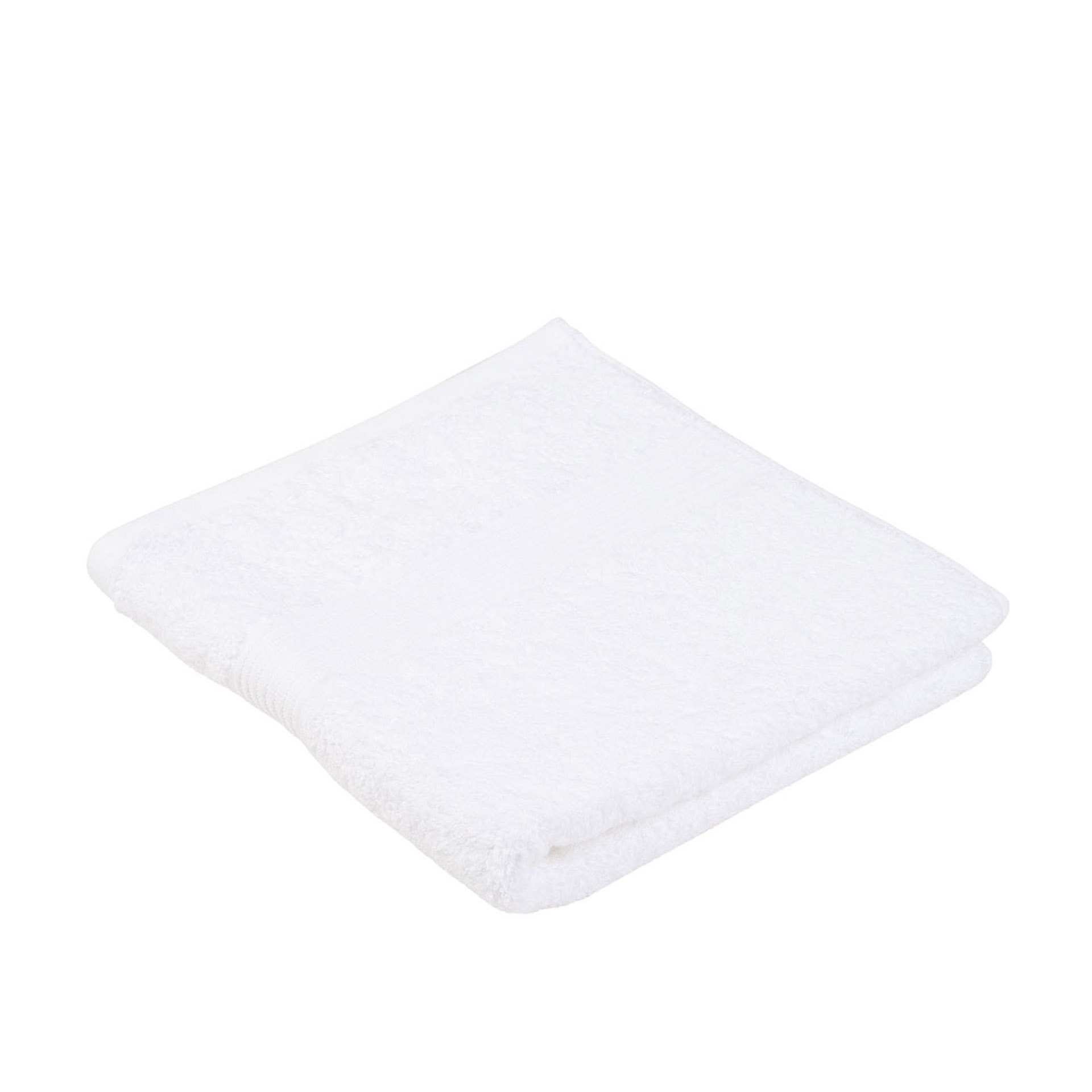 Handtuch - Uni - Serie NEW YORK - weiß - Abm. 50 x 100 cm - Baumwolle - 550-0000-4-D