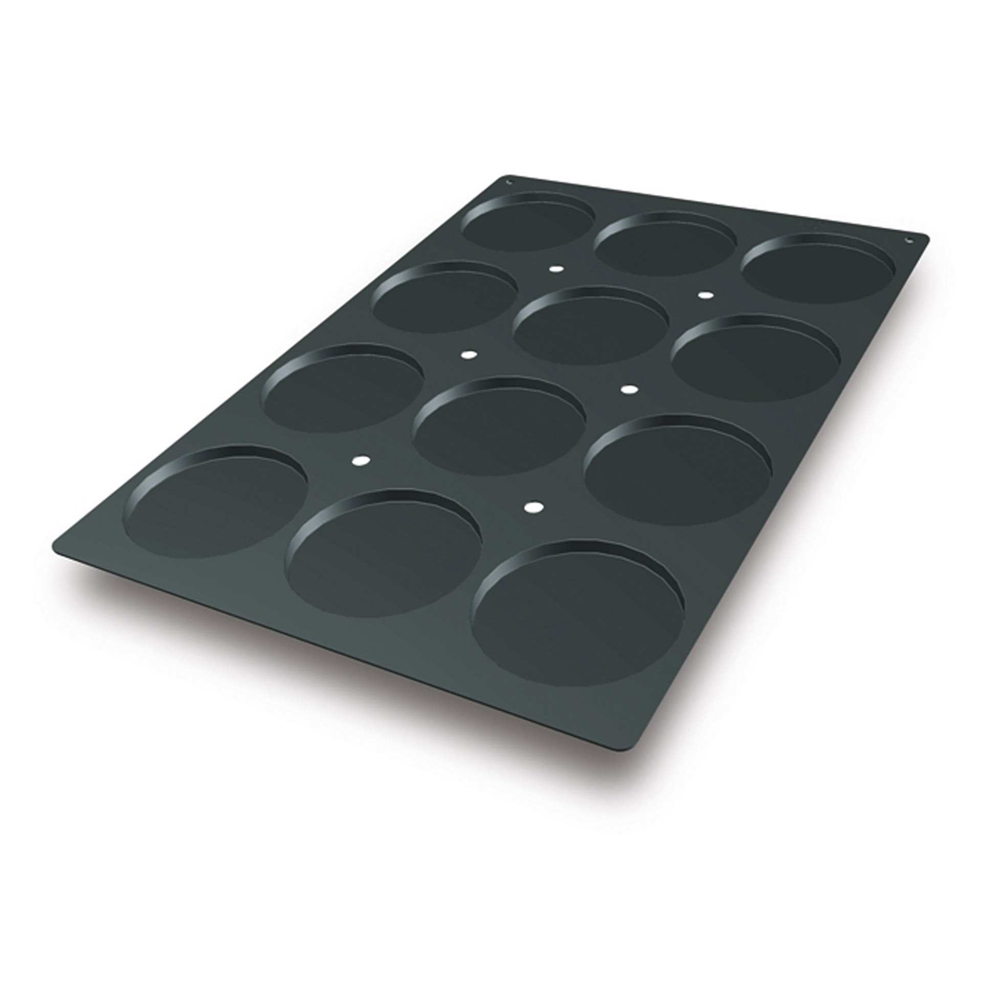 Backform - Biskuit Mini - Abm. 59,0 x 40,0 x 1,3 cm - Inhalt 12 x 0,112 l - Silikon - 115313-C