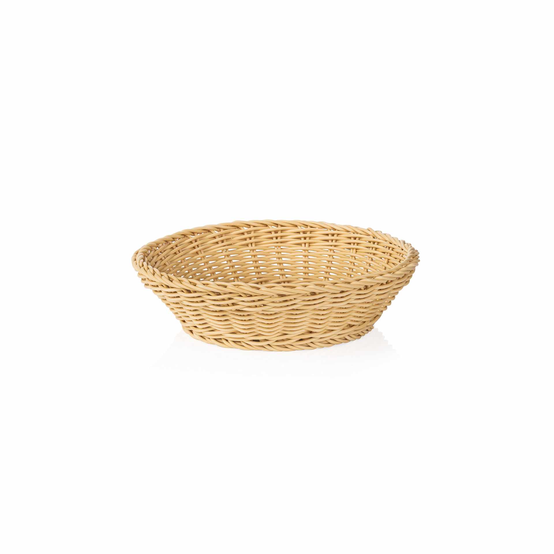 Korb - hellbeige - Höhe 7,0 cm - Ø 29 cm - Polypropylen - 5074329-A
