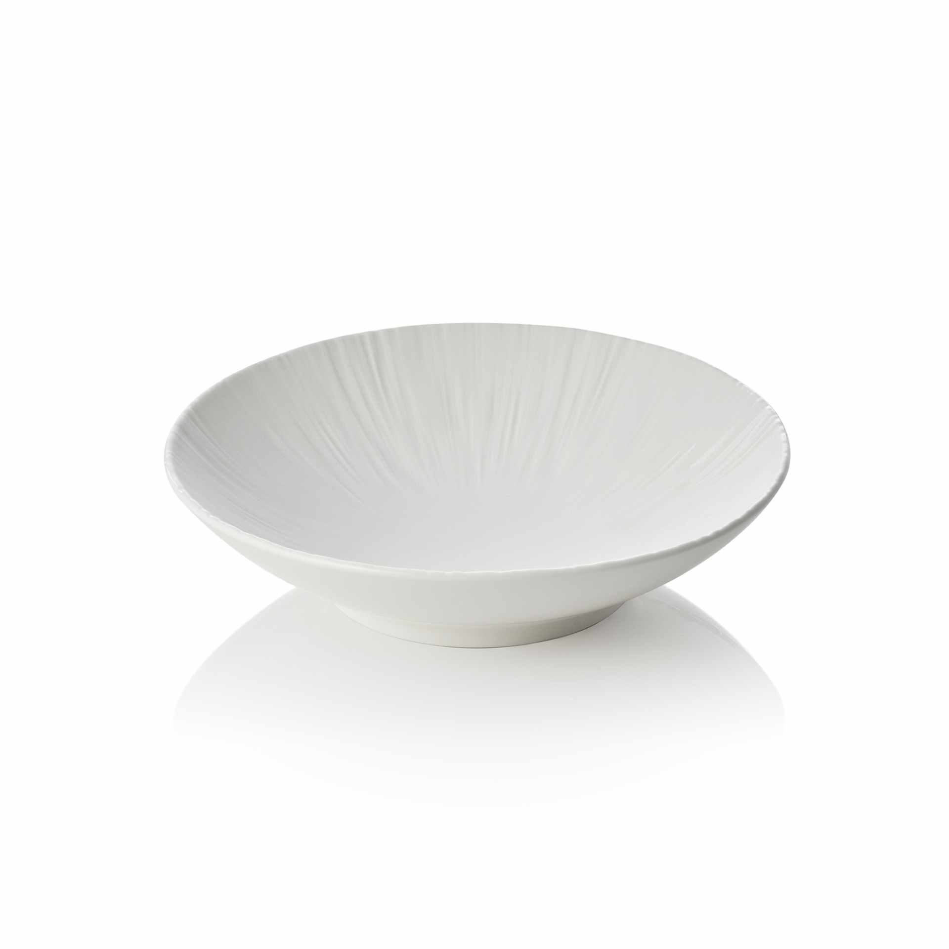 Schale - Serie Maya Shiro - Höhe 4,5 cm - Ø 19,0 cm - Inhalt 0,5 l - Porzellan