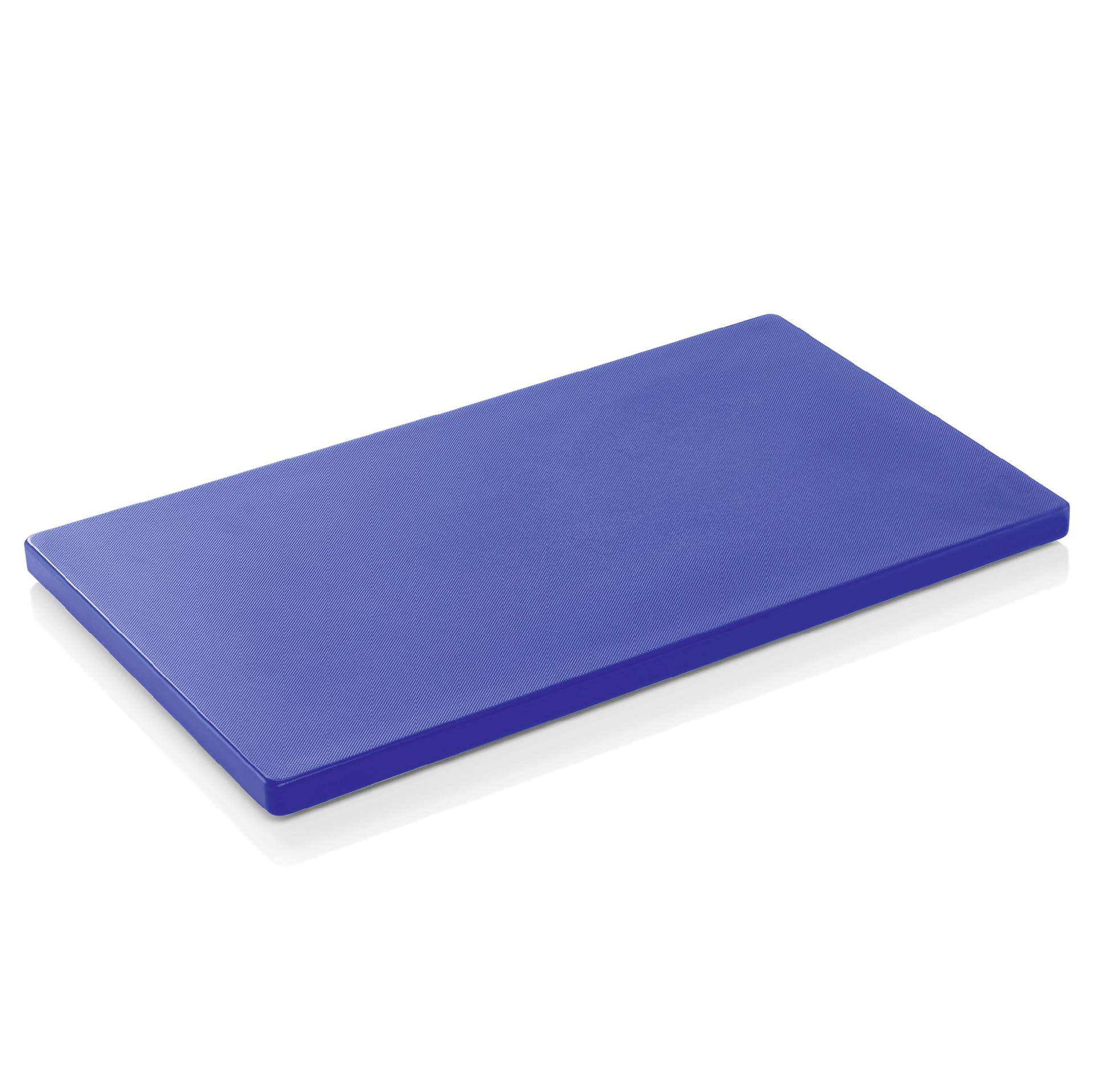 HACCP Schneidbrett - mit rutschhemmenden Füßen - blau - Abm. 60 x 40 x 2 cm - Polyethylen