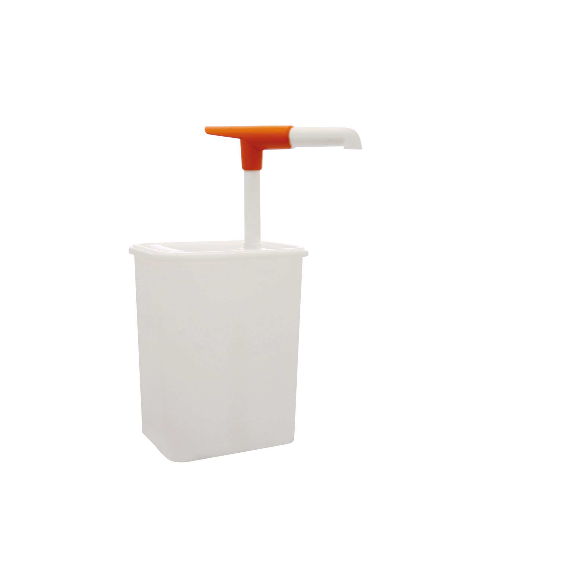 Dosierspender - mit Druckknopf - Abm. 18,0 x 14,5 x 35,0 cm - Inhalt 3,0 l - Polyethylen - 154711-C