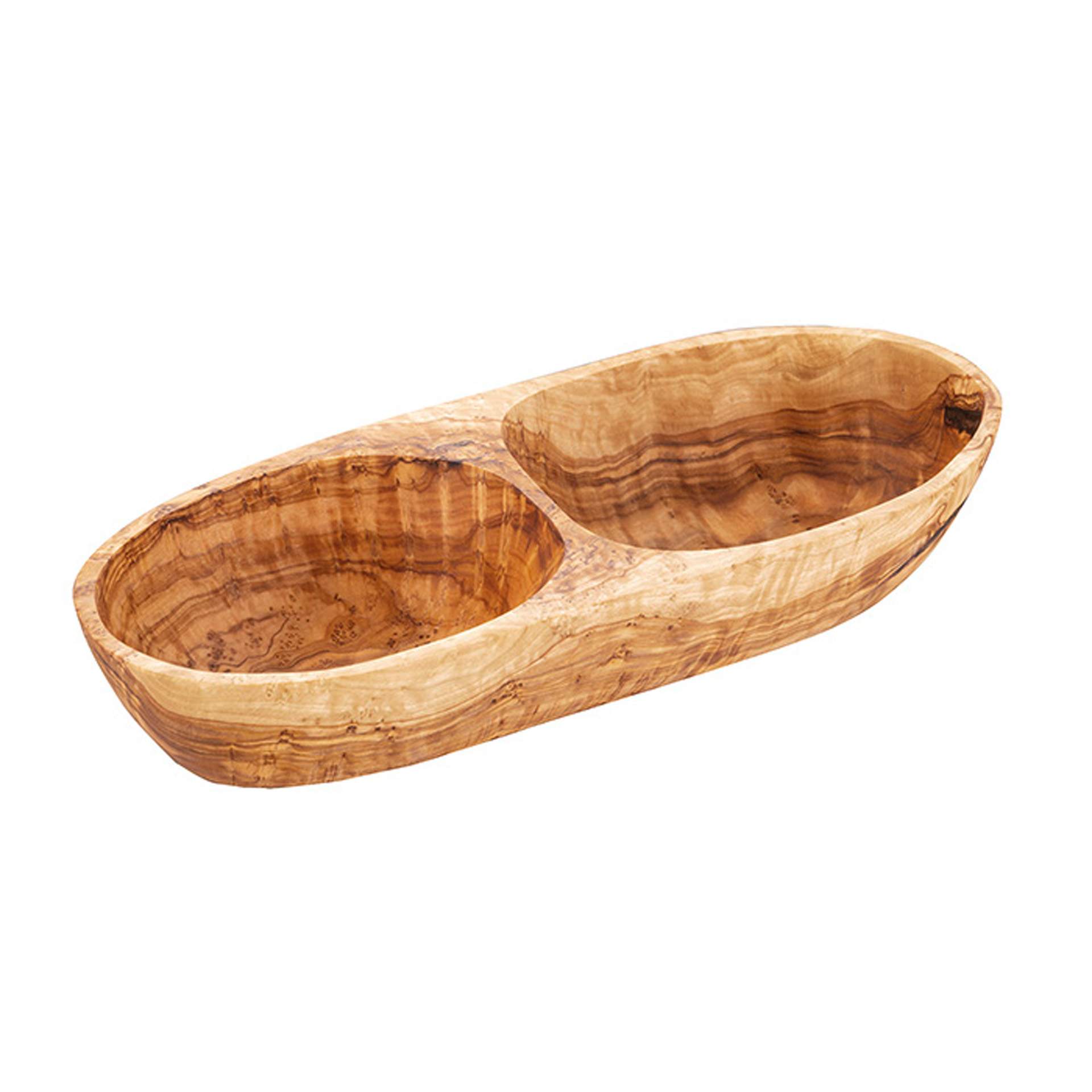 Schale - Serie Olive - Abm. 26,5 x 11,0 x 5,0 cm - Inhalt 0,60 l - Olivenholz - 1015-B