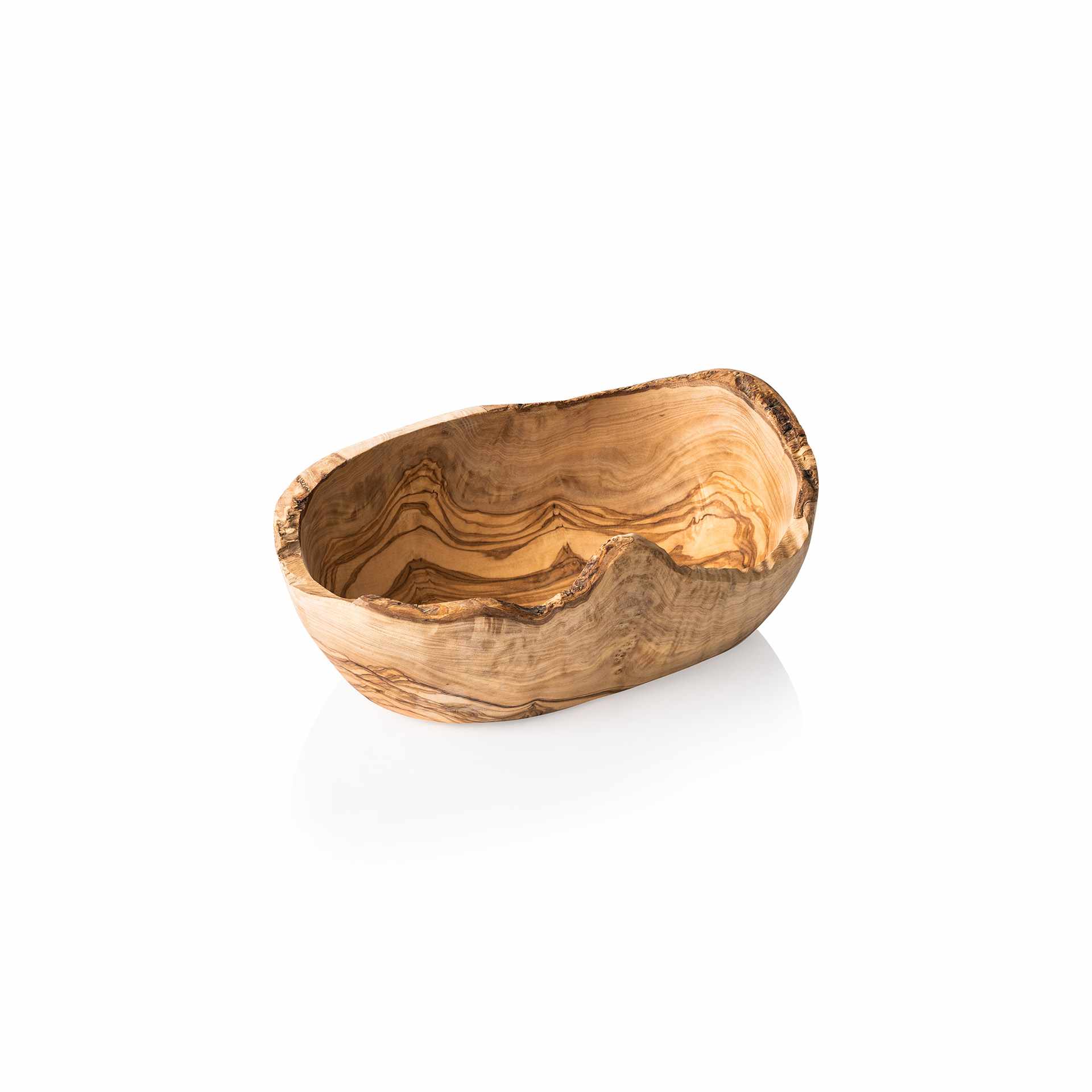 Schale - Serie Olive - Abm. 25 x 15 x 10 cm - Olivenholz