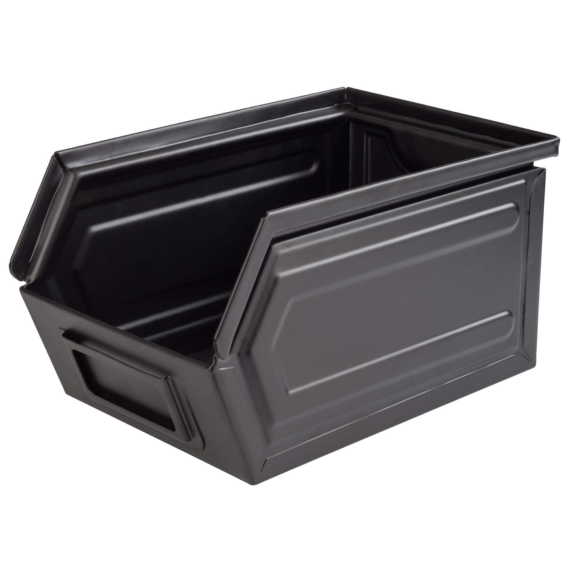 Snackbox - Serie Industrial - schwarz - rechteckig - Abm. 23,0 x 15,5 x 13,0 cm - Inhalt 2,4 l - 40676-B