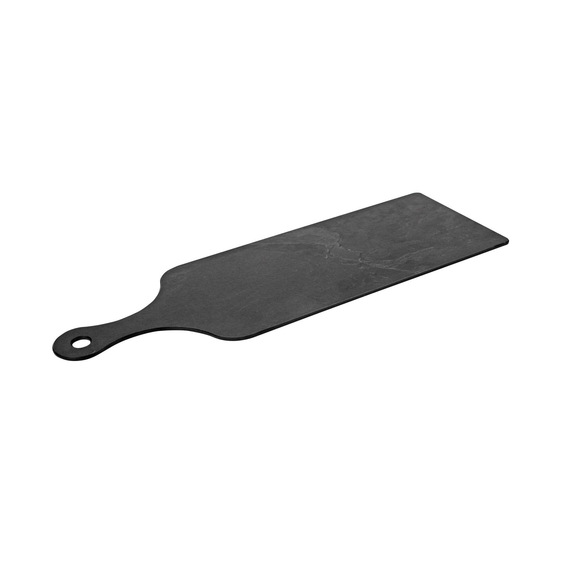 Auslagetablett - Schiefer - mit Griff - rechteckig - Abm. 60,0 x 20,0 x 0,6 cm - Kunststoff - 225150-C