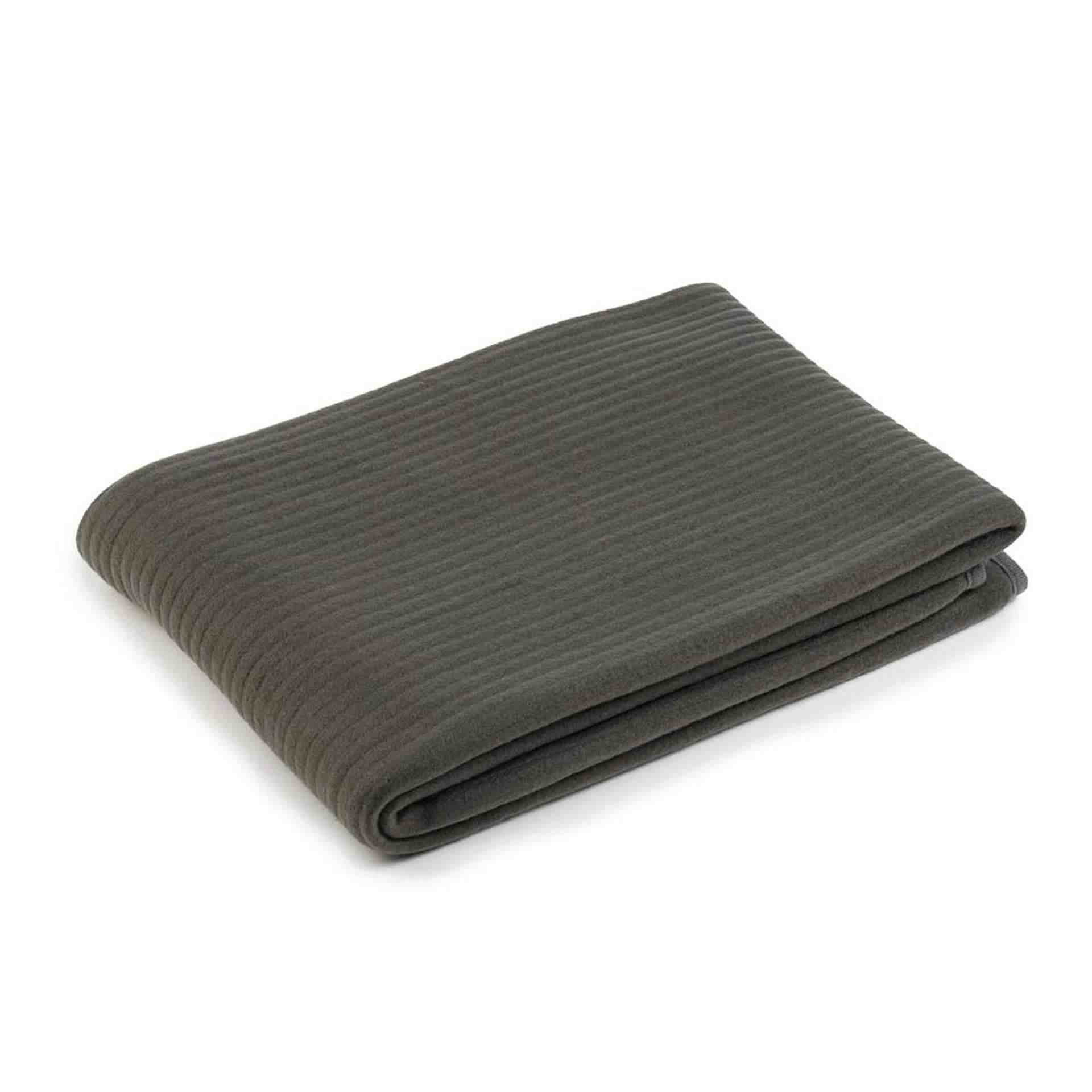 Decke - Serie STOLA - anthrazit - Abm. 100 x 150 cm - Polyester - 40373-91-6-D