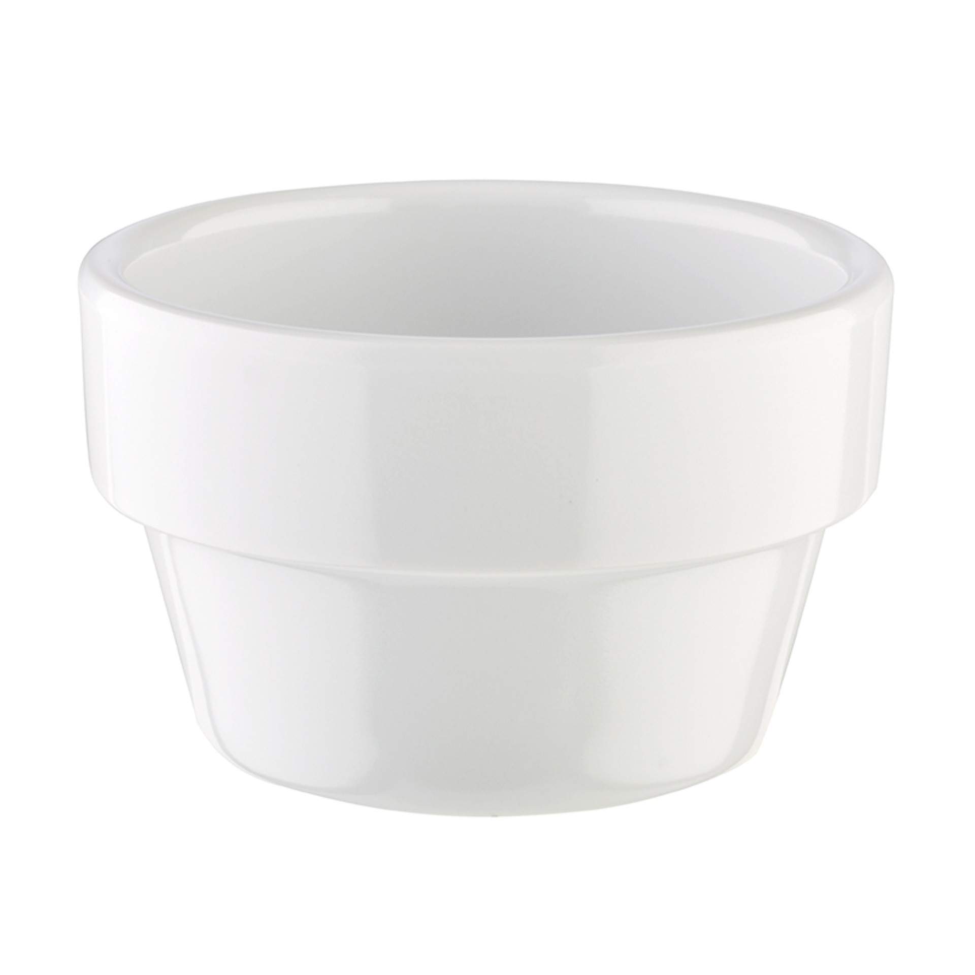 Schale - vielseitig einsetzbar - Serie Flower Pot - weiß - rund - Abm. 3,5 cm - Ø 6,0 cm - Inhalt 0,04 l - Melamin - 84470-B