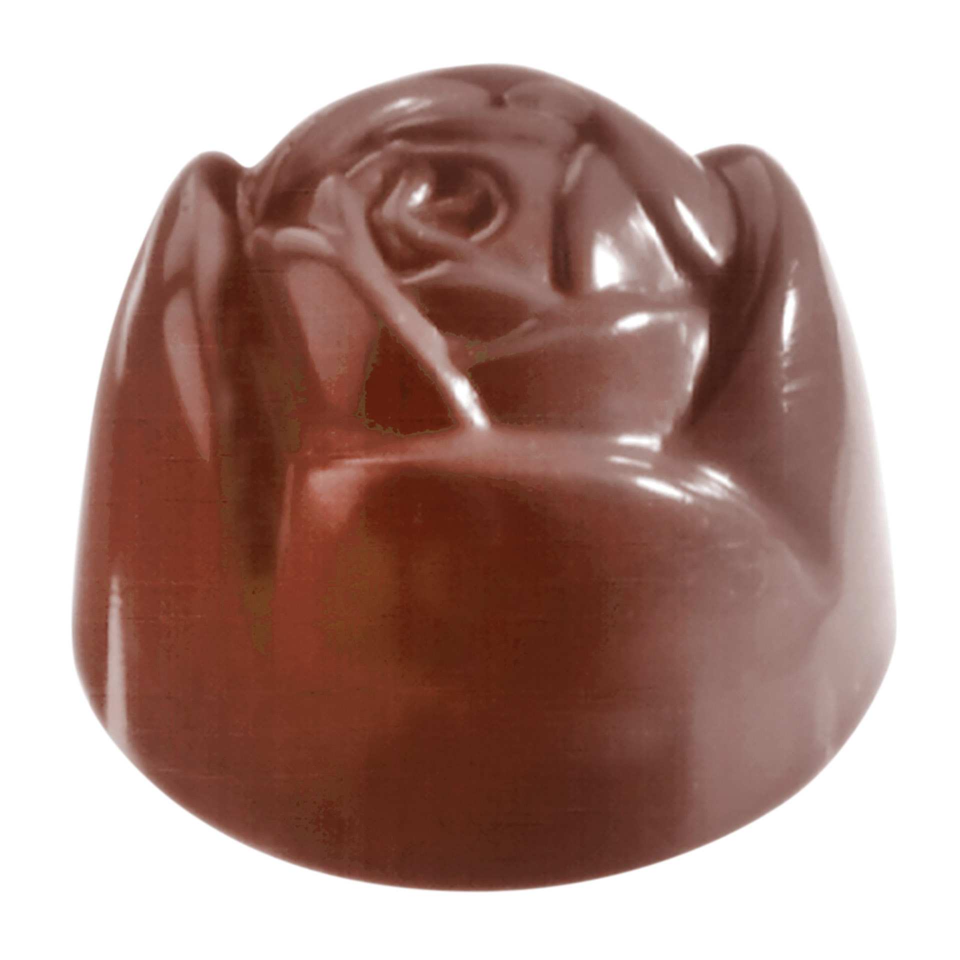 Schokoladen-Form - Rose - Abm. 27,5 x 13,5 x 2,4 cm - Polycarbonat - 421058-C