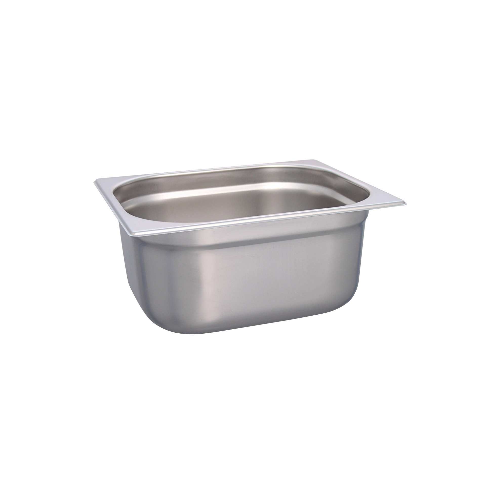 GN-Behälter - Abm. 23,5 x 26,5 x 15,0 cm - Inhalt 8,7 l - GN 1/2 (325 x 265 mm) - 150 mm - Edelstahl - 530224-C