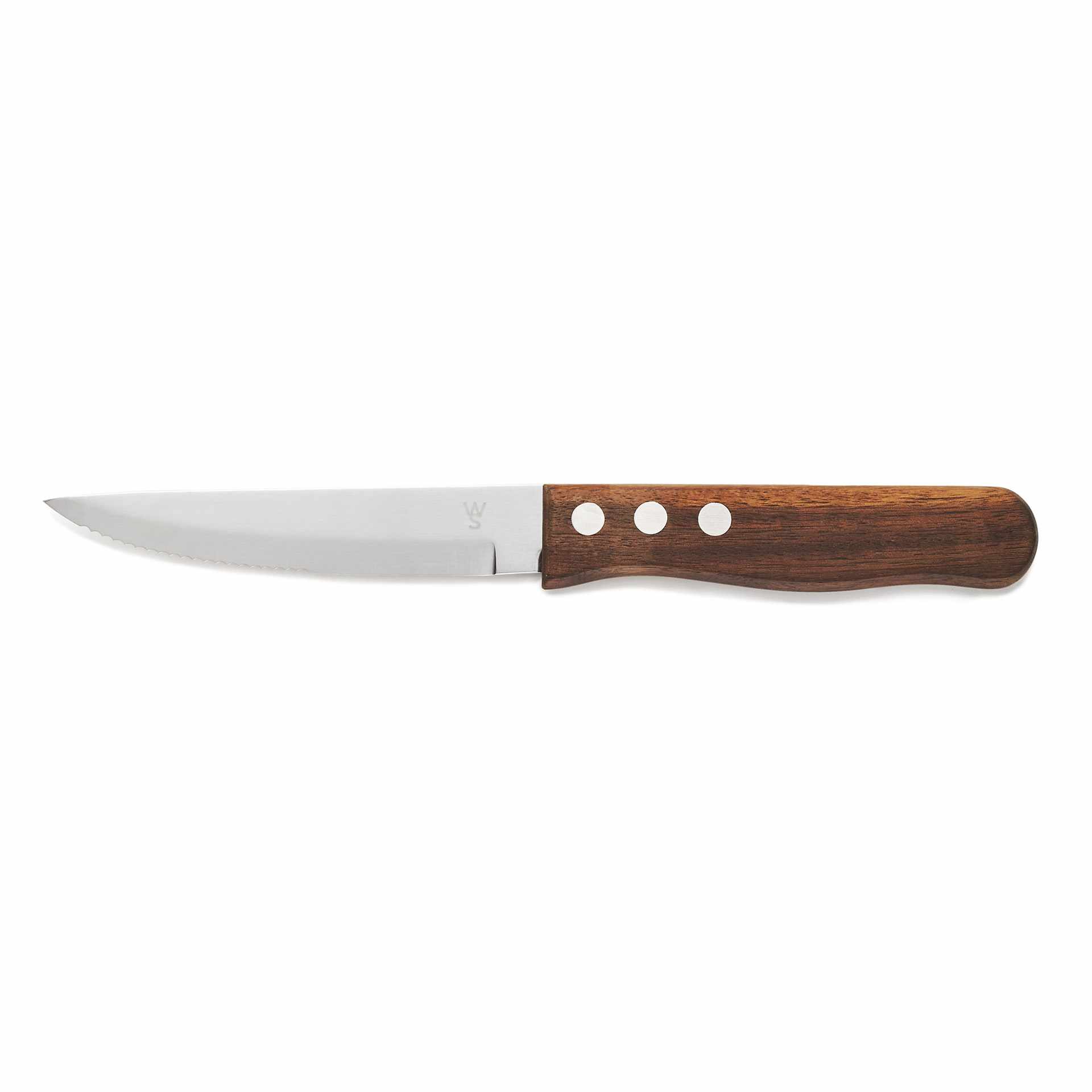 Steakmesser - Pakkaholzgriff - Chromstahl 13/0 / Pakkaholz