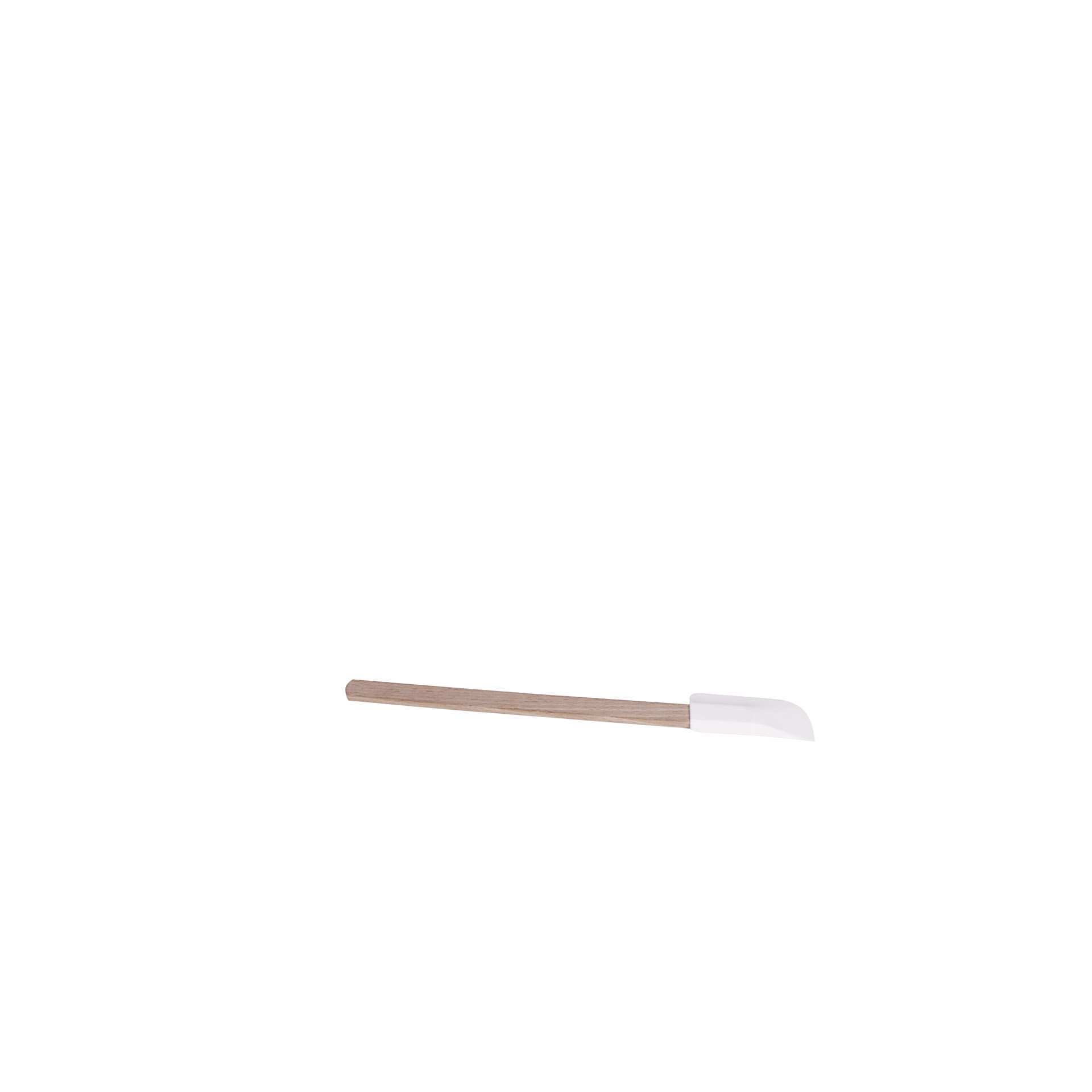 Stielschaber - mit Holzgriff - Abm. 27,0 x 2,8 x 0,5 cm - Gummi - 200770-C
