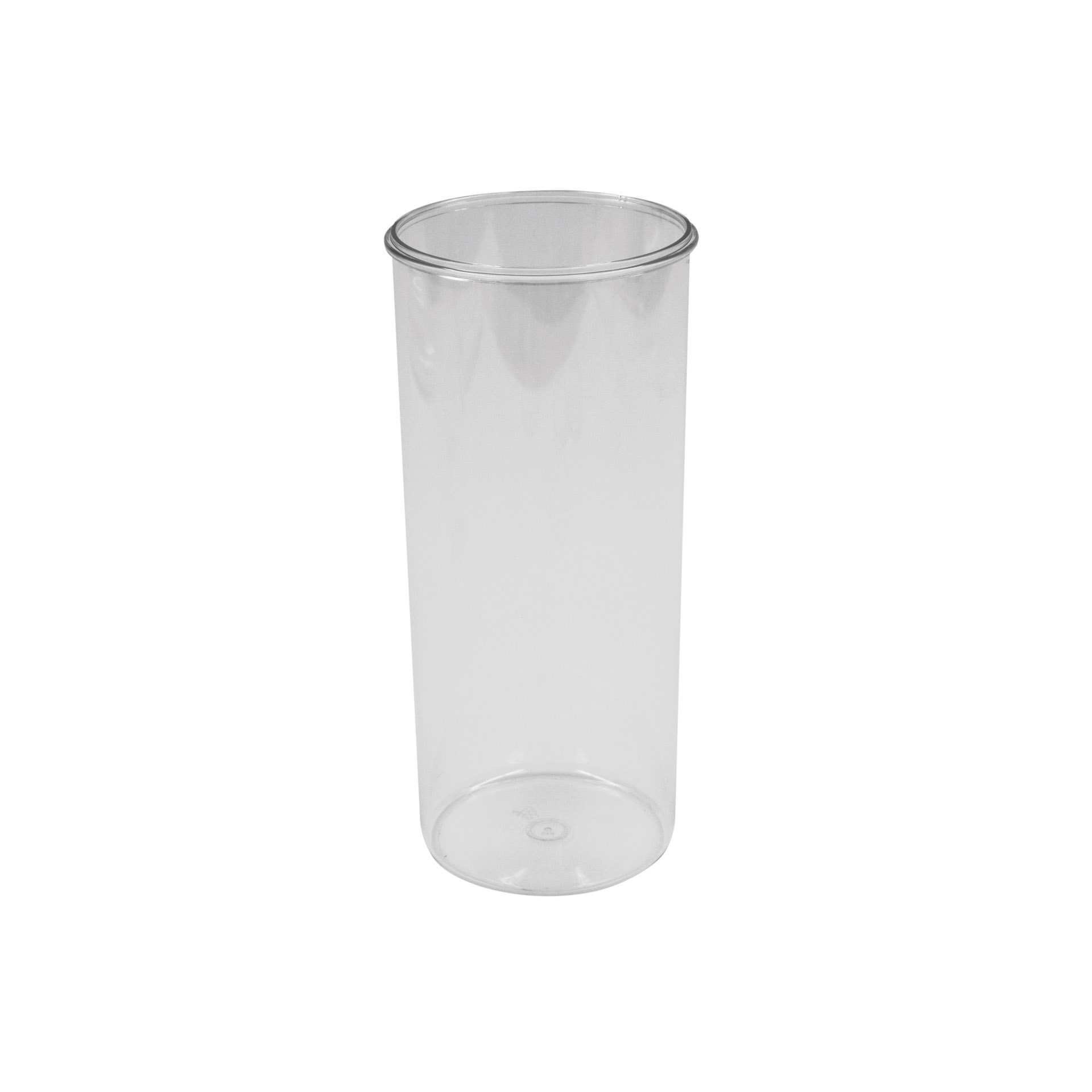 Vorratsdose - mit Deckel - transparent - rund - Höhe 38,5 cm - Ø 11,5 cm - Inhalt 2,2 l - Polystyrol - 152916-C