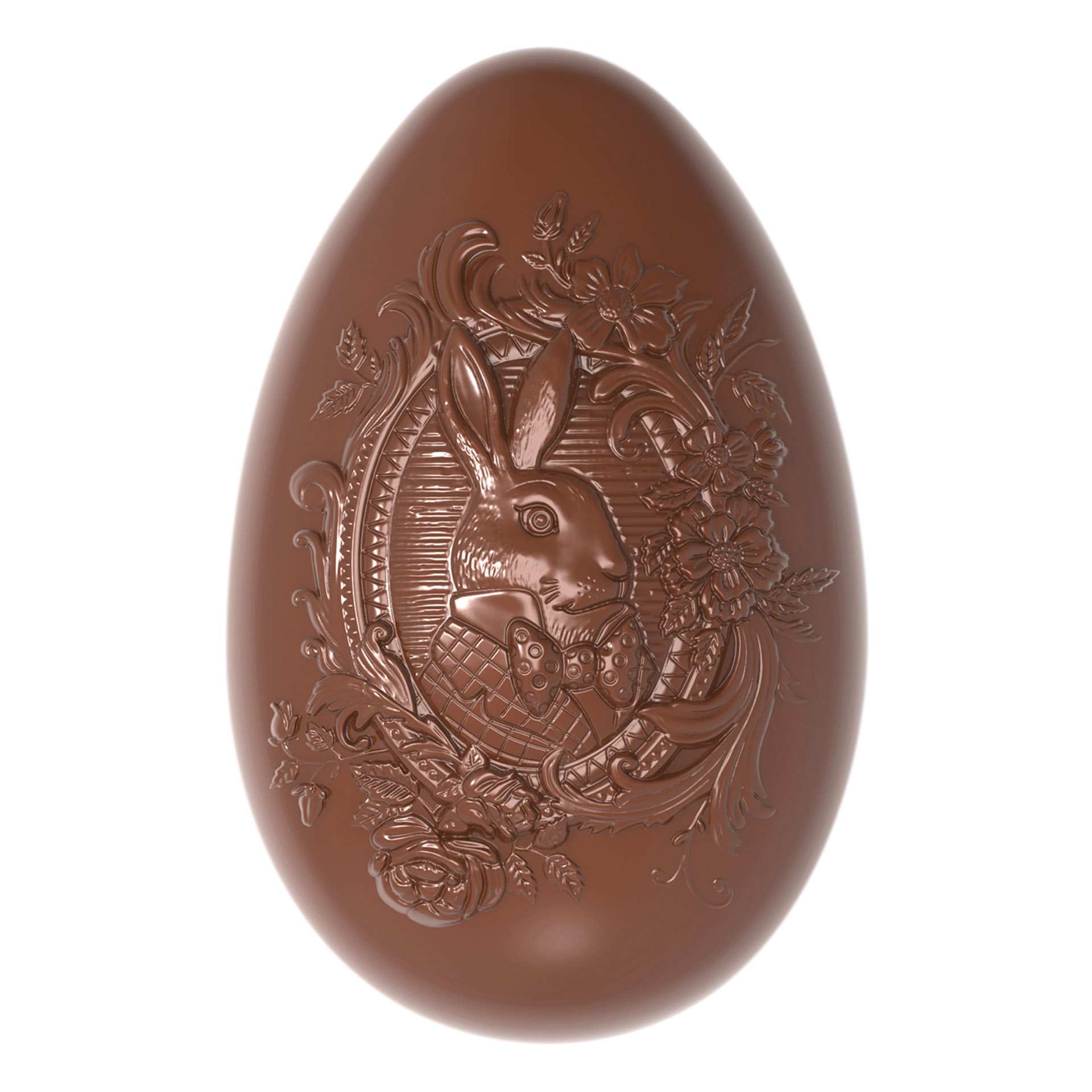 Schokoladen-Form - Ei Belle-Époque - Abm. 27,5 x 13,5 x 4,0 cm - Polycarbonat - 421889-C