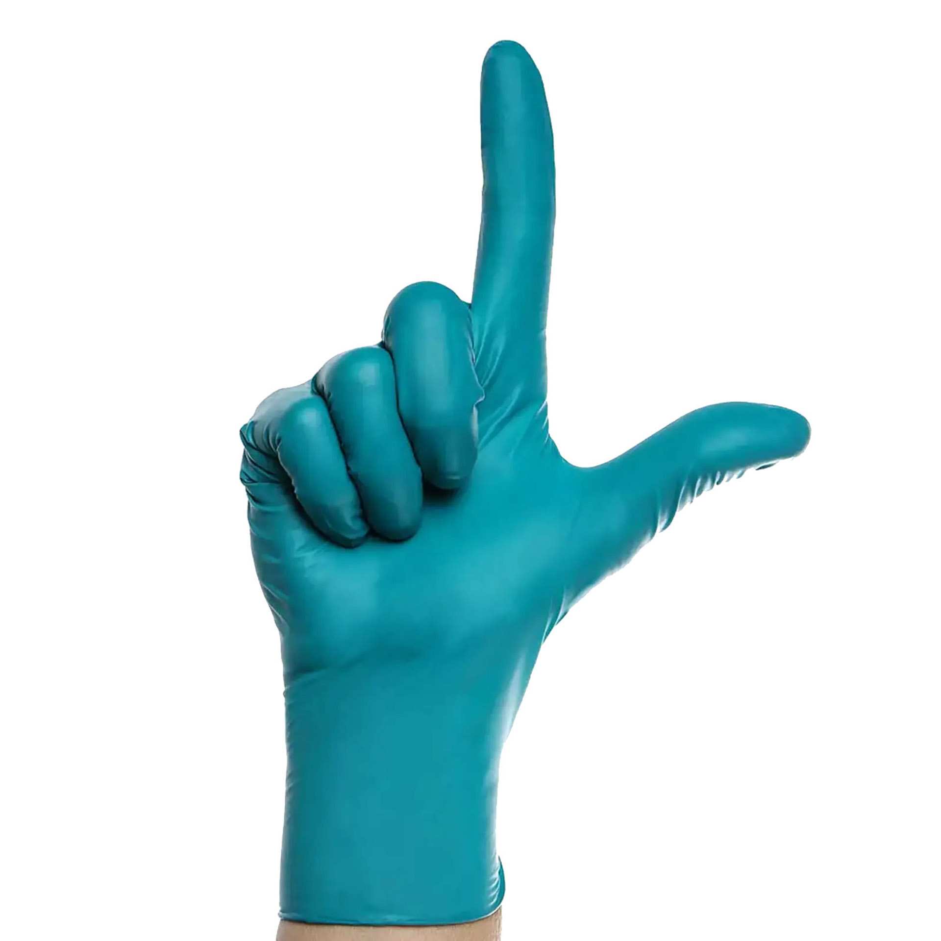 Schutz- und Untersuchungshandschuh - puderfrei - grün - XXL - Nitril - 081303-XXL-E