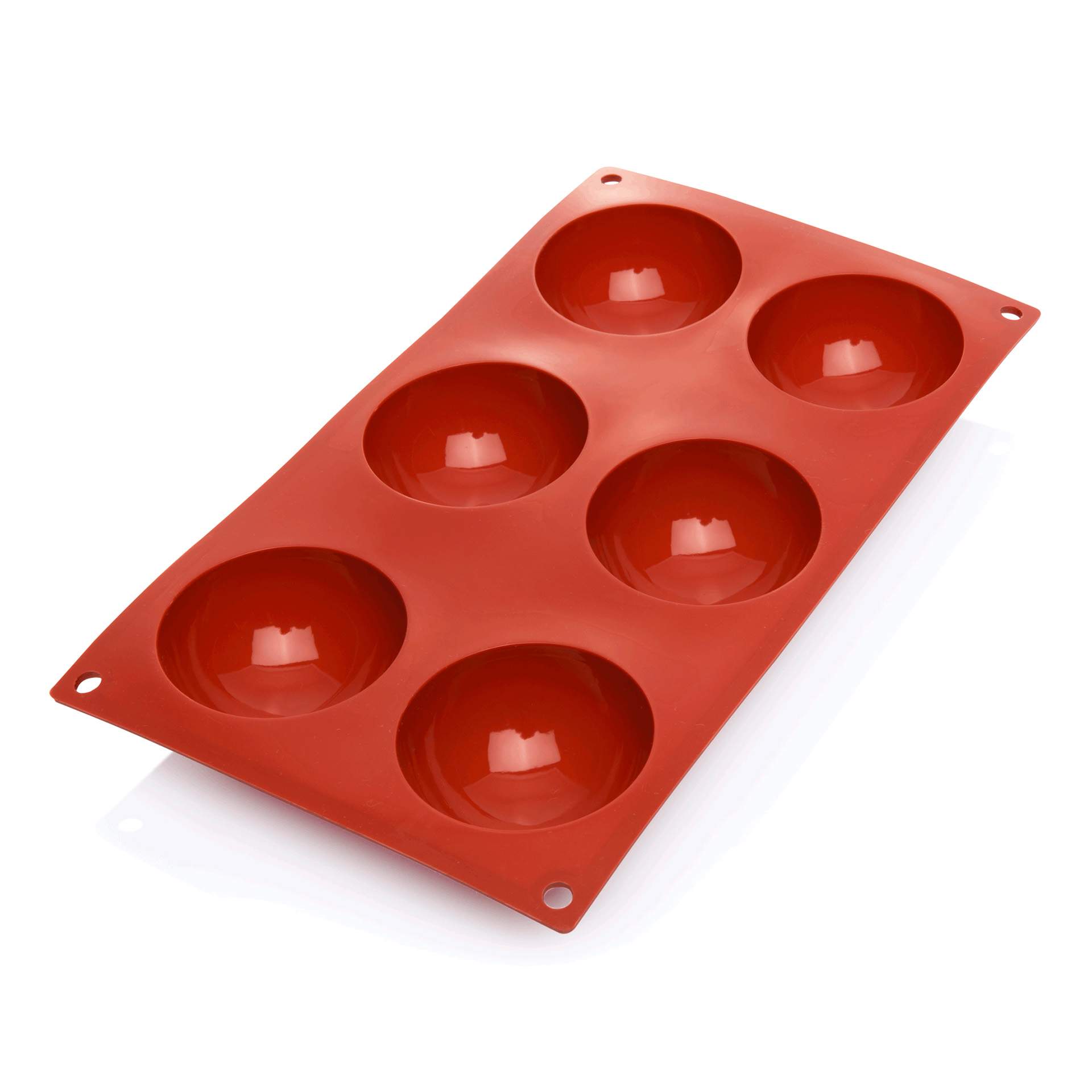 Backform - 6 Formen - Abm. 3,5 cm - Ø 7,0 cm - Silikon - premium Qualität - 3162007-A
