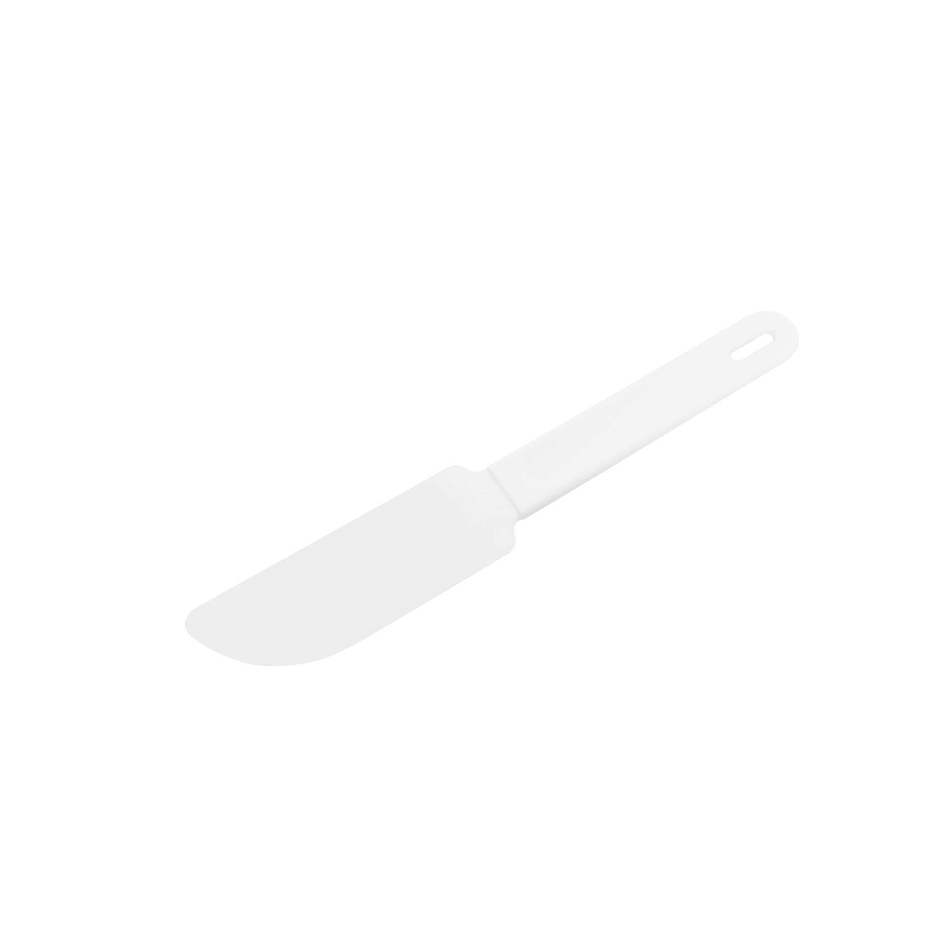 Teigschaber / Kuchenlöser - weiß - Abm. 22,0 x 3,5 x 0,6 cm - Polypropylen - 227099-C
