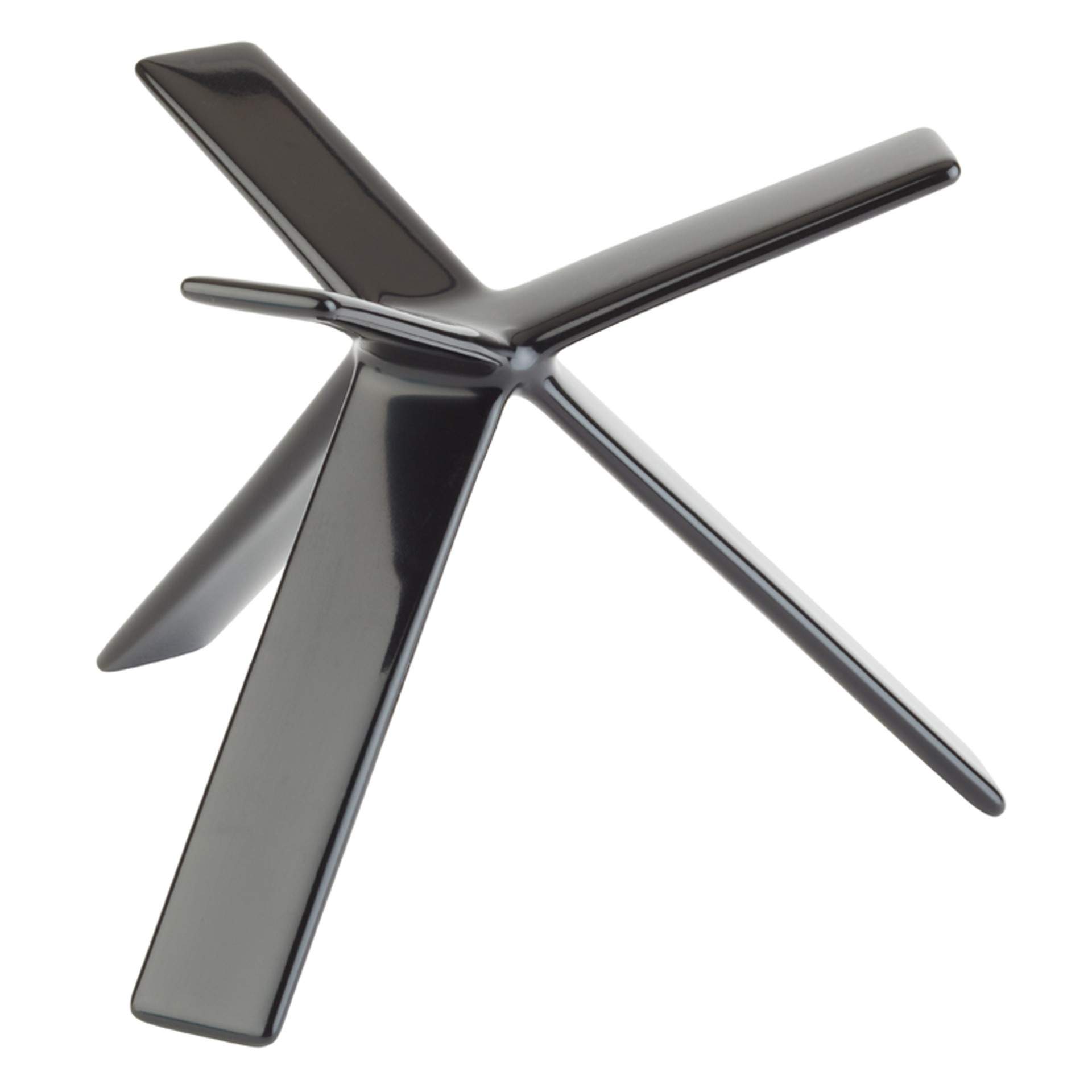 Buffet-Ständer - ummantelt - Serie Star - schwarz - Abm. 16 x 16 x 12 cm - Metall - 33261-B