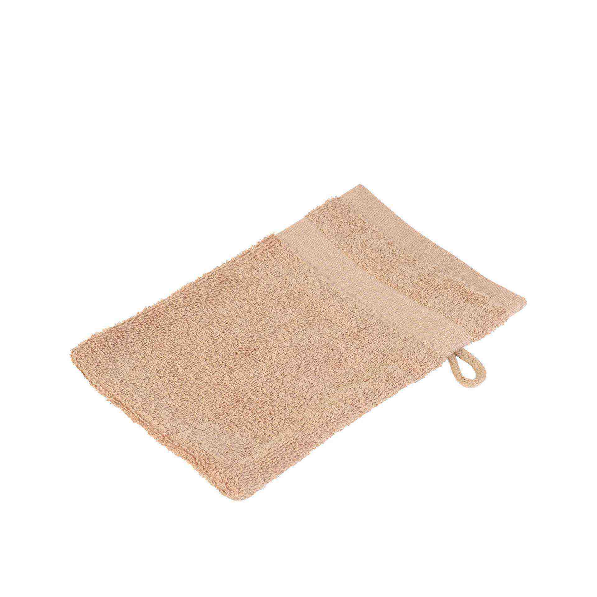 Waschhandschuh - Uni - Serie NEW YORK - marone - Abm. 17 x 24 cm - Baumwolle - 550-8033-1-D